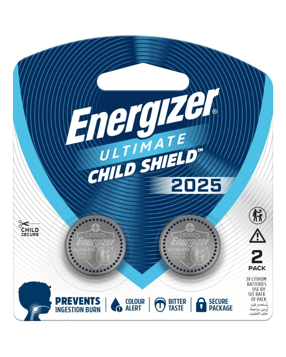 2 Pack Energizer Ultimate Child Shield 2025 Lithium Batteries