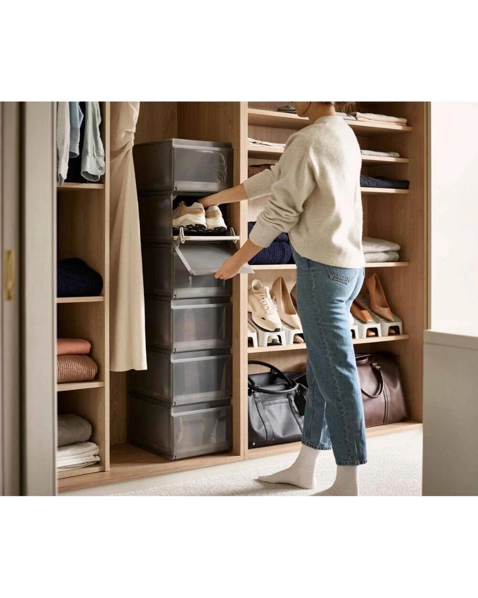 3 Joseph Joseph ShoeCase Premium Shoe Storage Box Set 6 Piece, 3 of 7