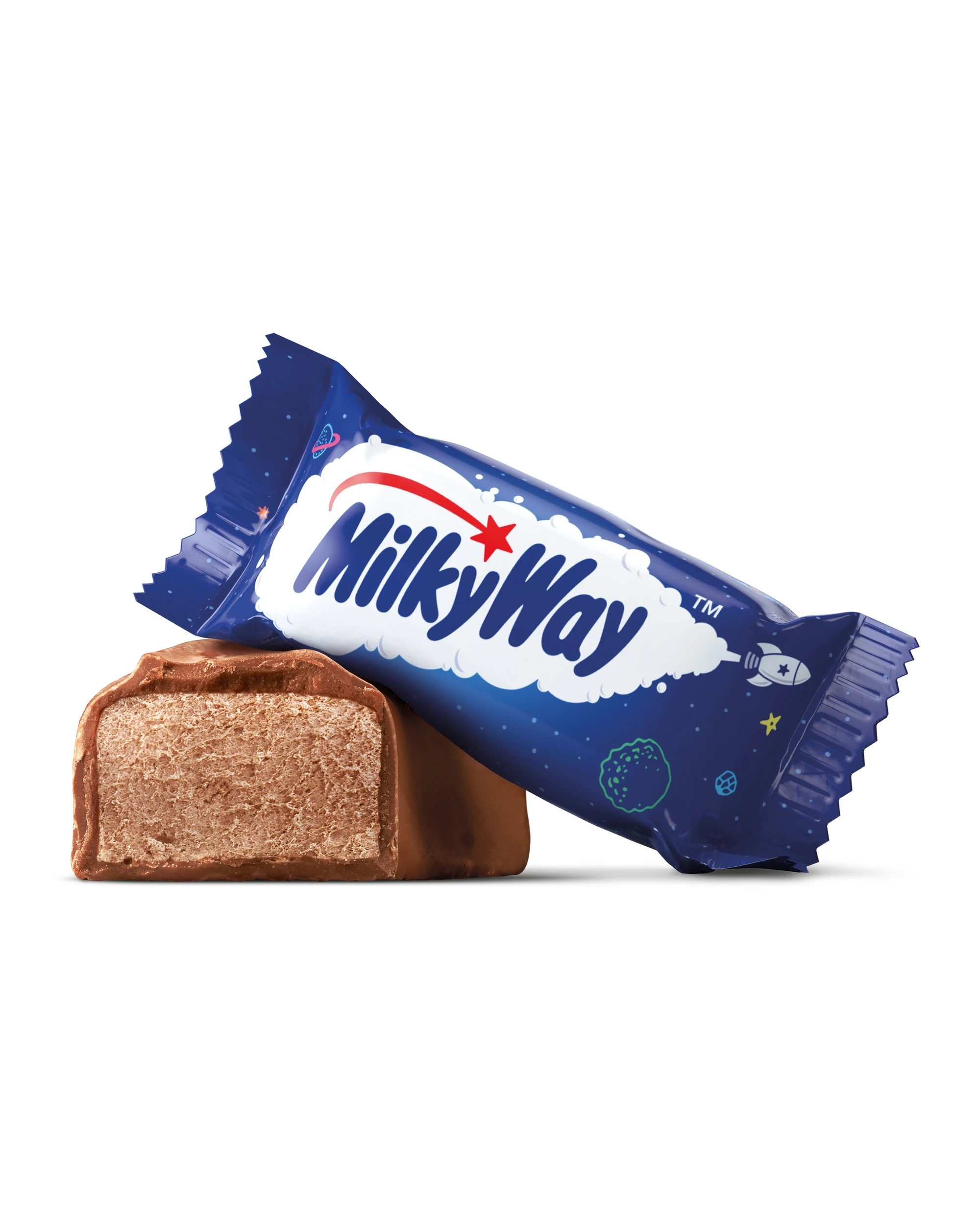 4 Milky Way 15 Piece Milk Chocolate Fun Size Share Pack 180g, 4 of 5