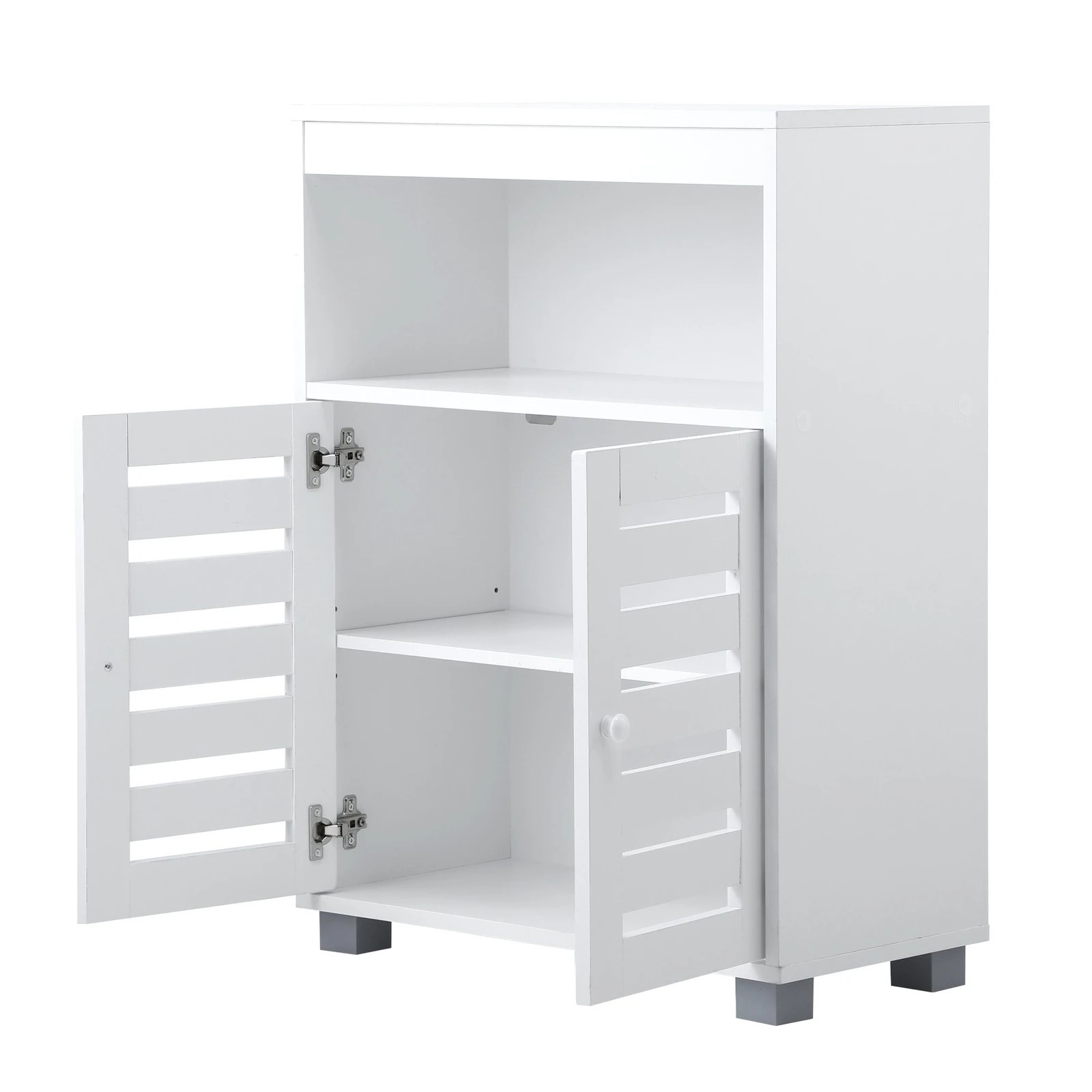 8 Oikiture Buffet Sideboard Shoe Storage Cabinet
 - White, 8 of 10