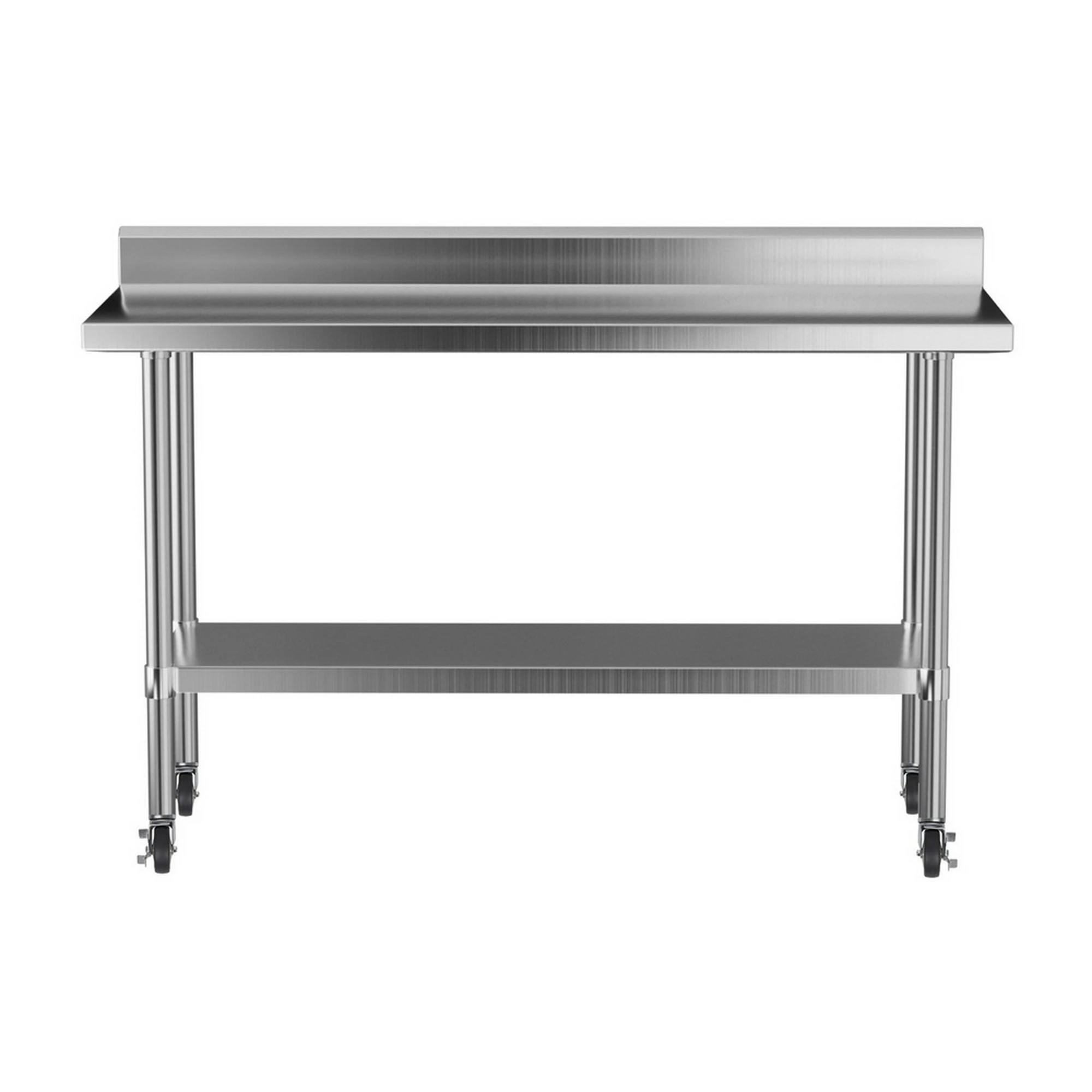 2 Cefito Stainless Steel  Kitchen  Bench w/ Splashback 1500x600MM - Multi, 2 of 2