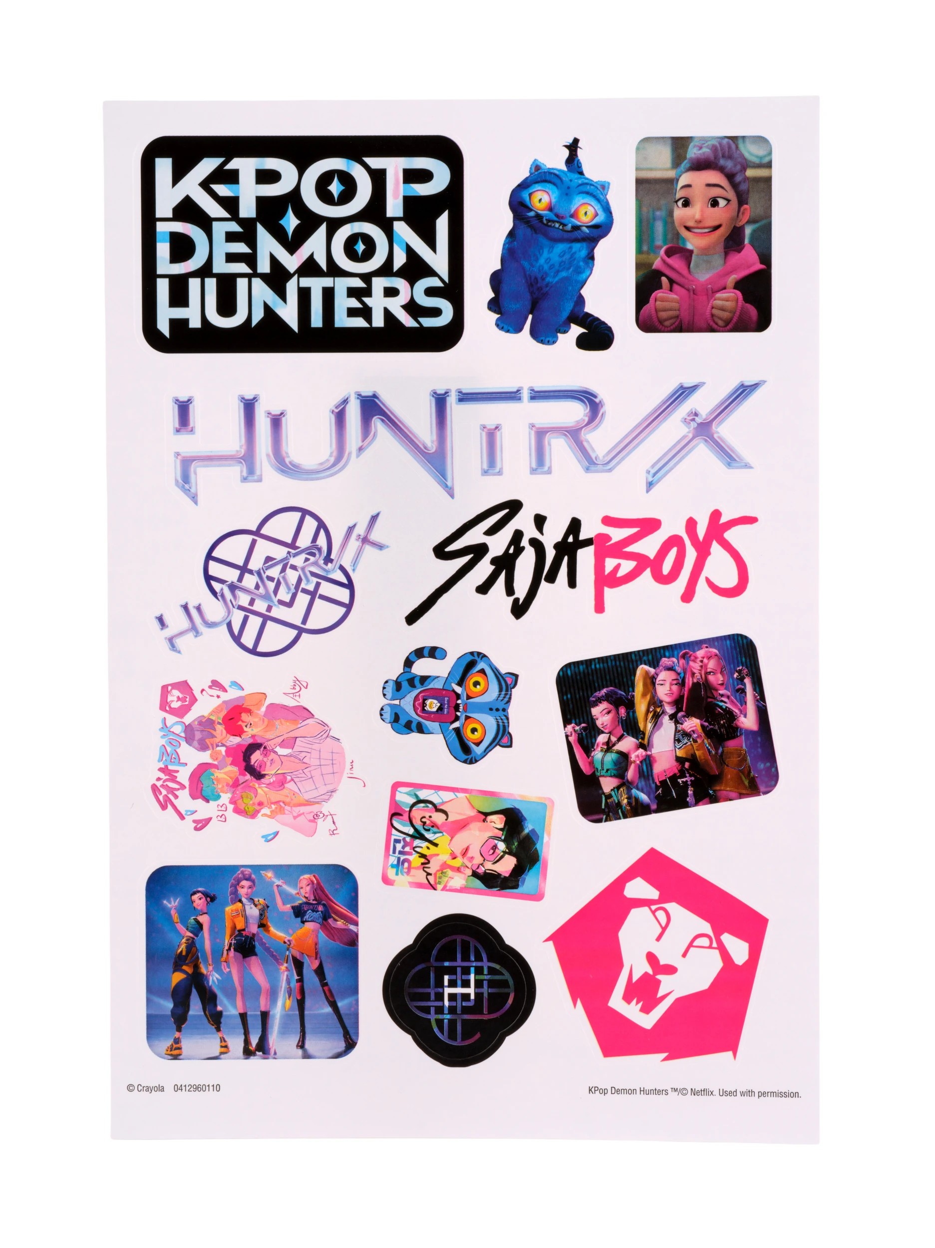 8 Crayola KPop Demon Hunters 96 Page Coloring Book, 8 of 8
