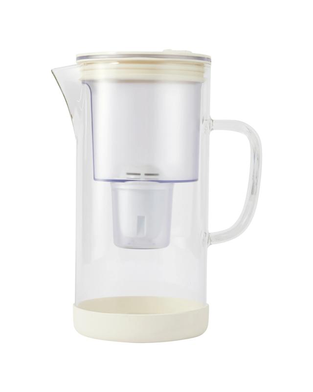 2.4L Glass Water Jug with Fi
