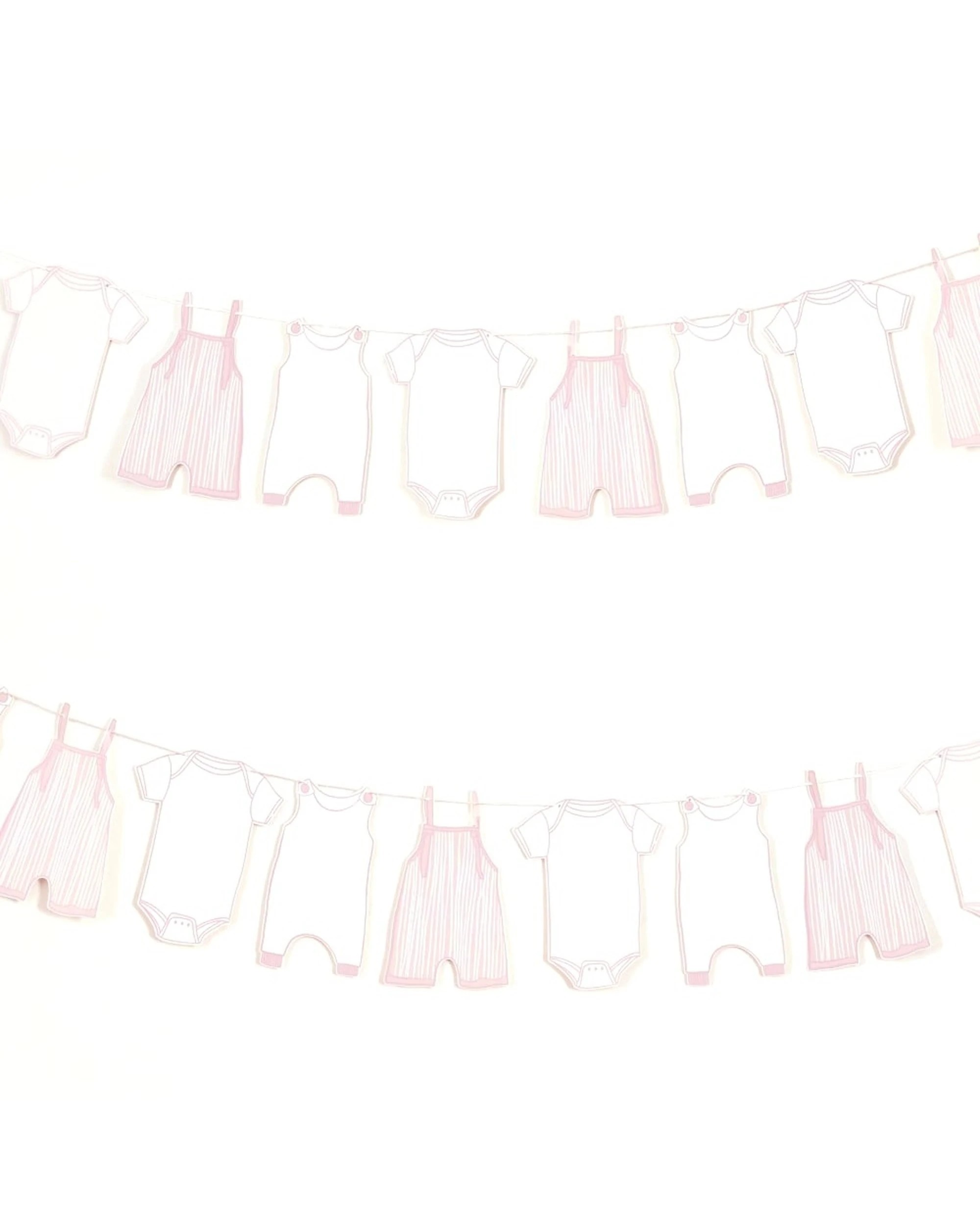 1 Anagram Baby Shower Party Celebration Babygrow Girl Garland Decoration - Pink, 1 of 1