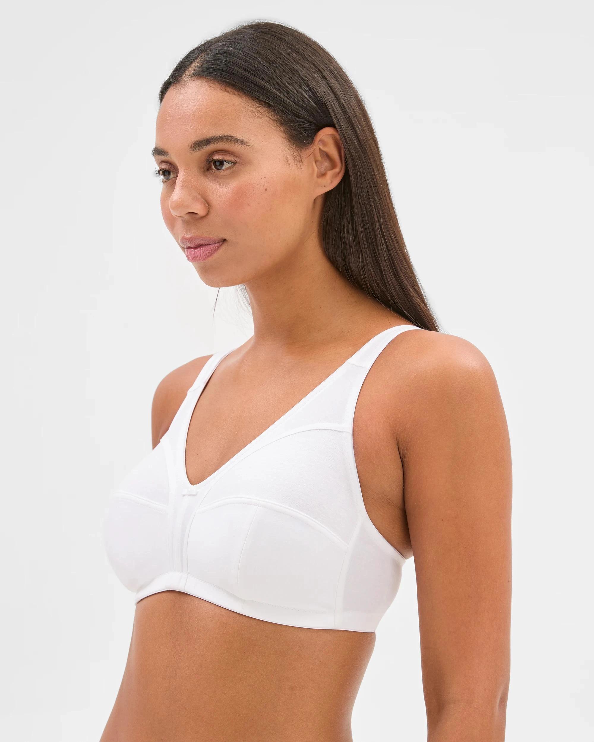 3 Target Lena Cotton Wirefree Bra WHITE, 3 of 5