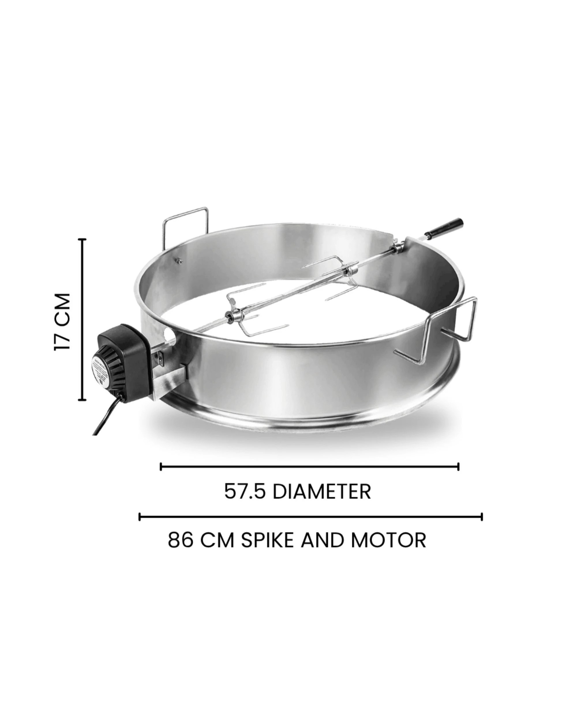 2 Campaquip Charcoal BBQ Rotisserie Kit, 2 of 2