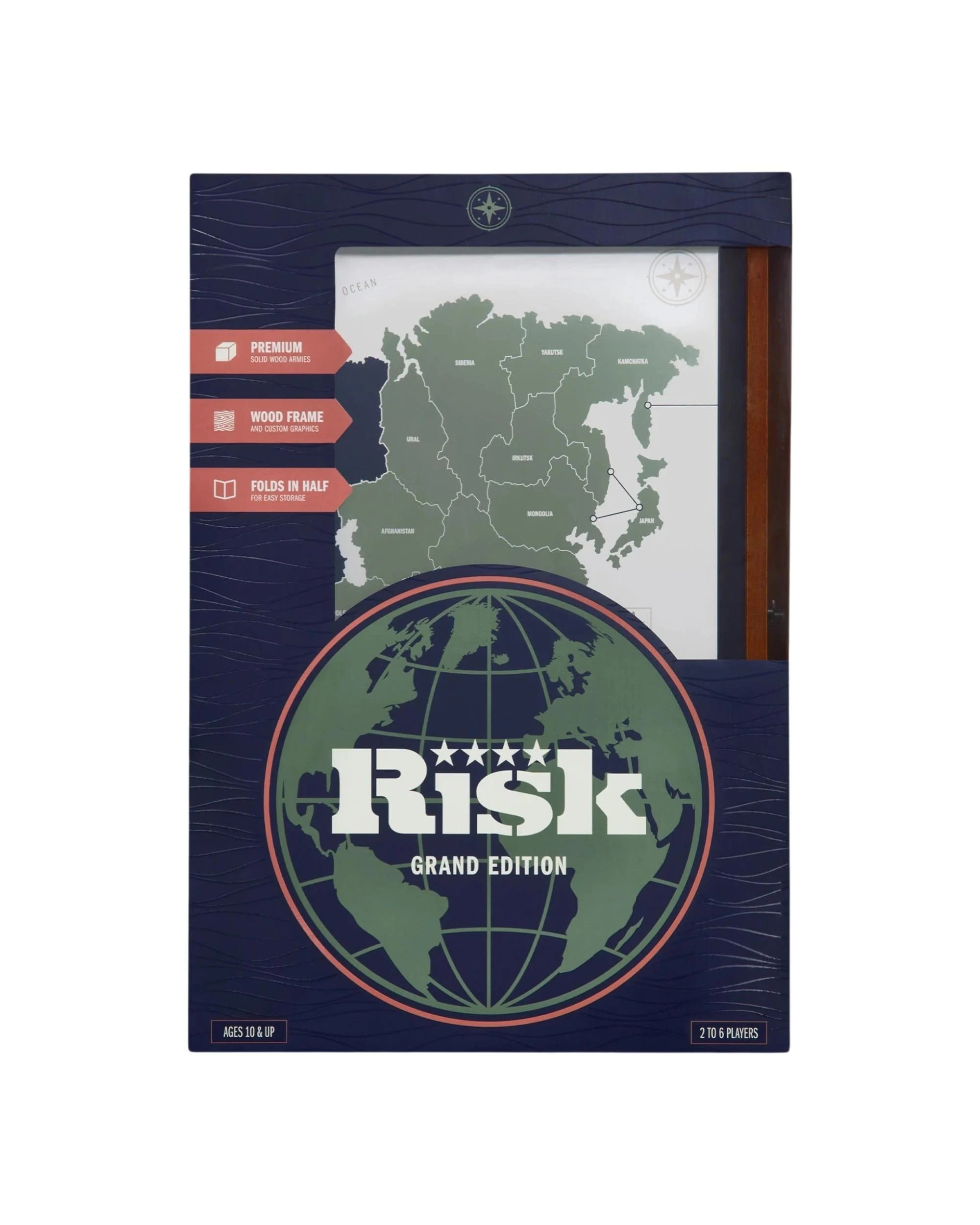 1 Risk Grand Folding Edition Board Game, 1 of 7