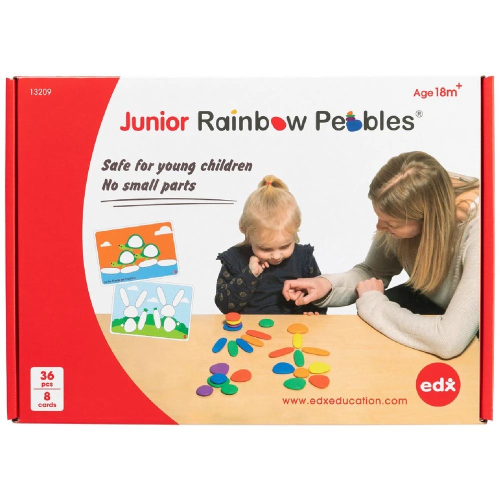 1 EdX Education Junior Rainbow Pebbles Box Set, 1 of 2