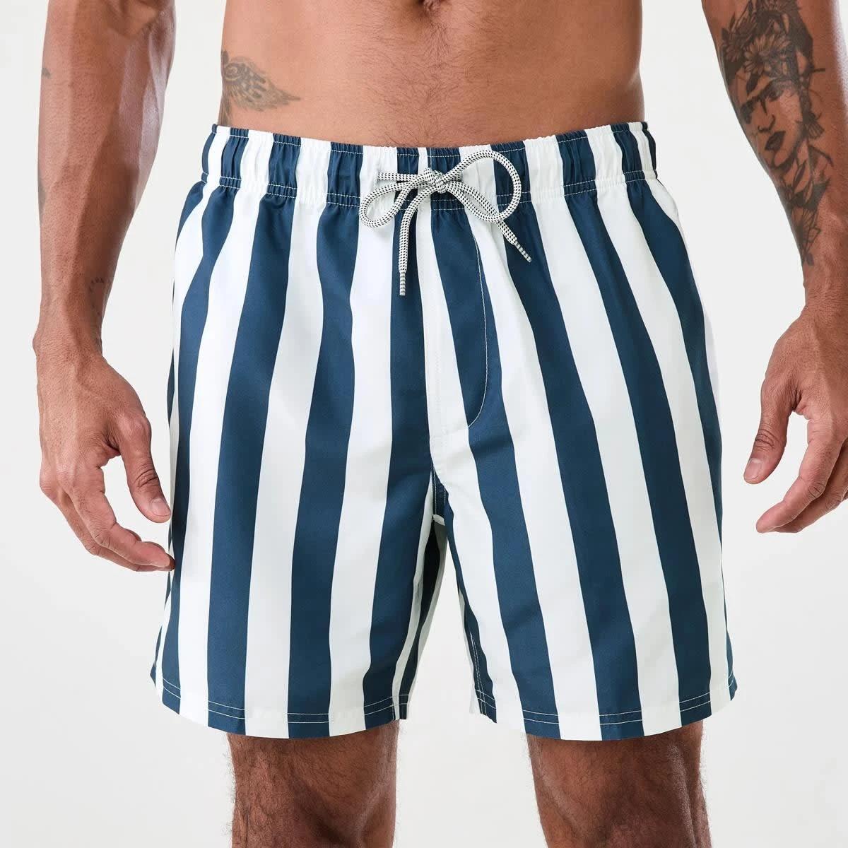 1 Core Print Swim Shorts VACATION STRIPE SPELL NAVY, 1 of 6