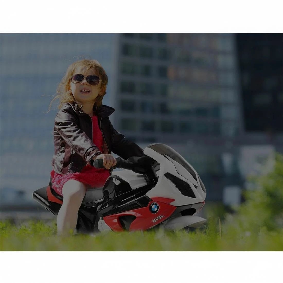 5 Kids Electric Ride On Car Police Motorcycle Motorbike BMW Licensed S1000RR Red - Red, 5 of 6