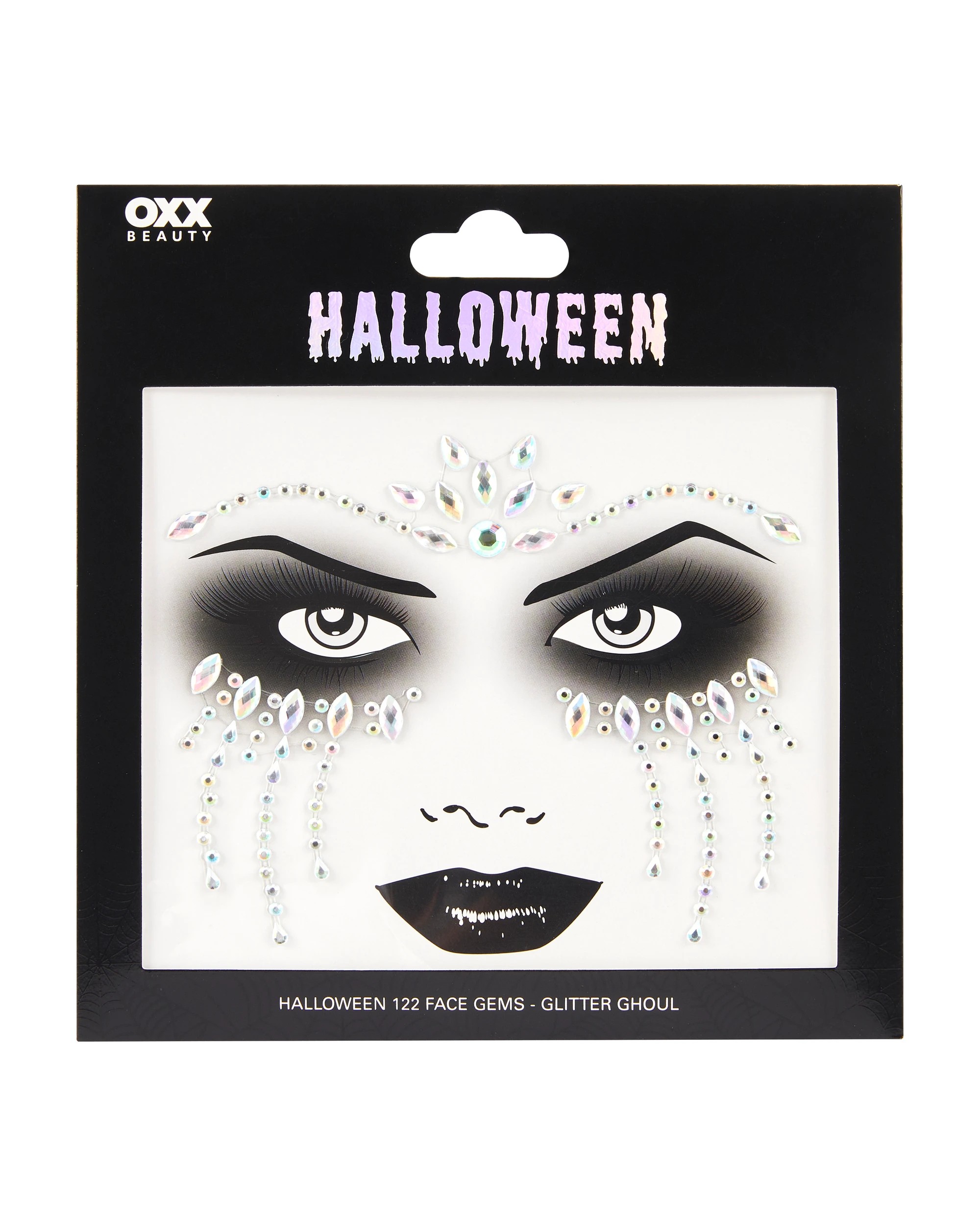1 OXX Beauty 122 Pack Halloween Face Gems - Glitter Ghoul, 1 of 7