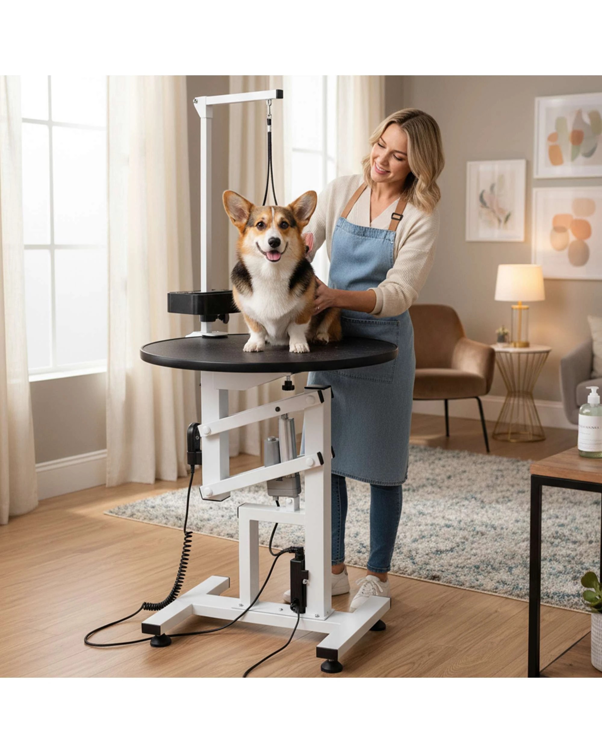 4 Advwin Electric Pet Grooming Table Dog Grooming Station, 4 of 9