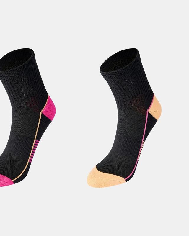 5 Pack  Active Terry Quarter Crew S