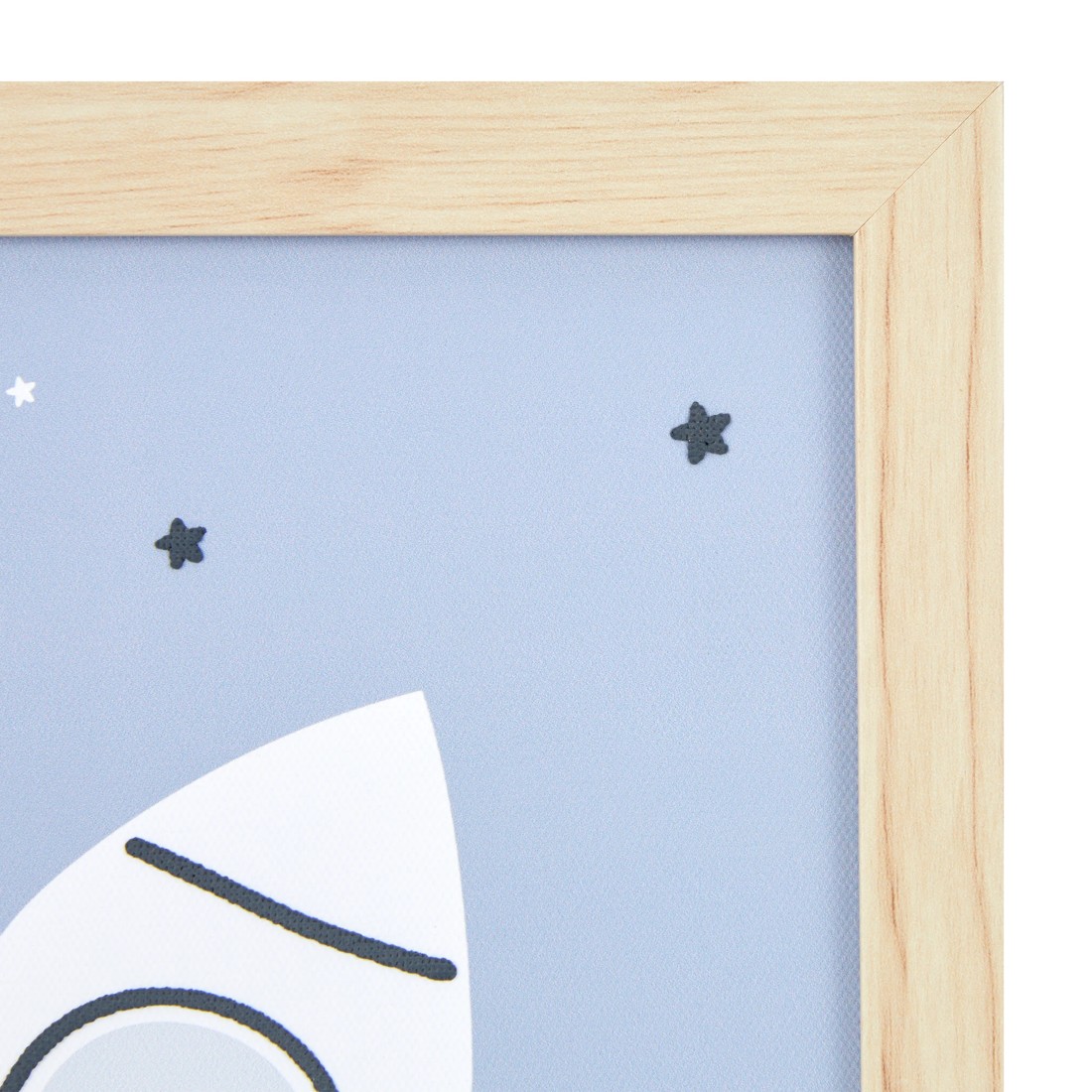 2 3 Pack Nursery Framed Canvas - Space, 2 of 6