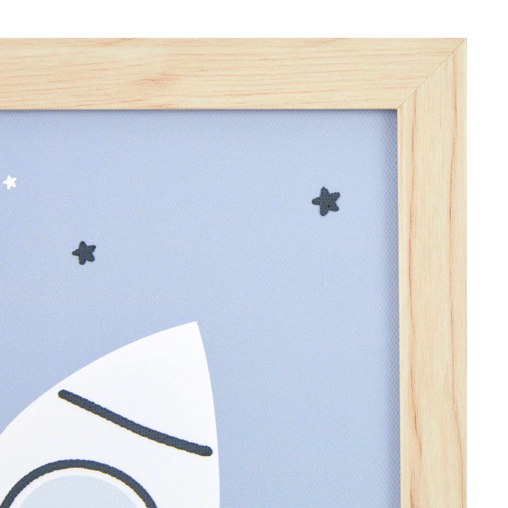 2 3 Pack Nursery Framed Canvas - Space, 2 of 6