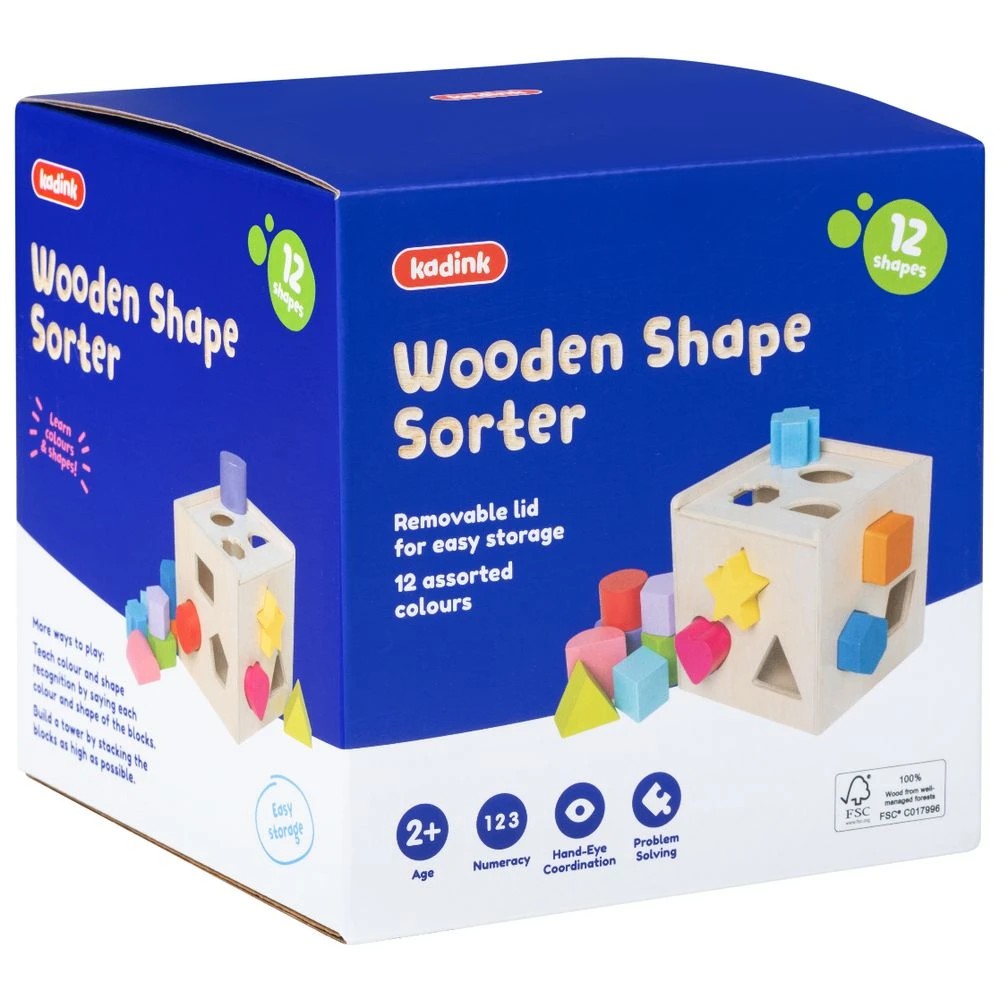 3 Kadink Wooden Shape Sorter, 3 of 6