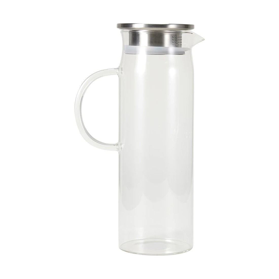 1 Glass Jug with Stainless Steel Lid, 1 of 2