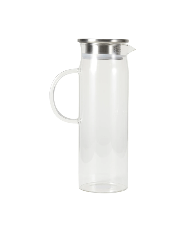 Glass Jug with Stainless Steel