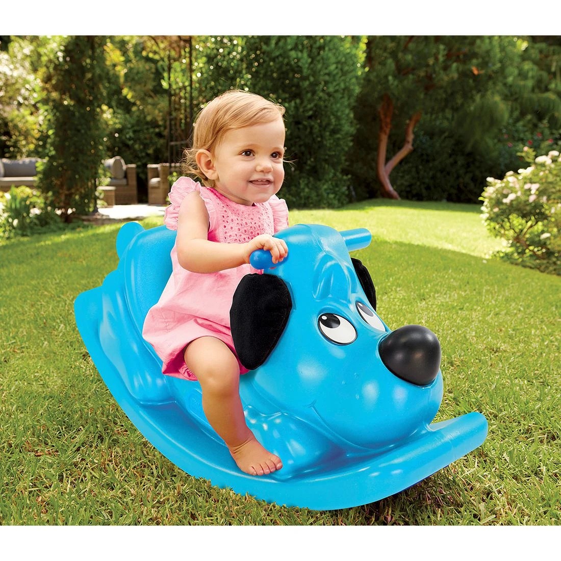 6 Little Tikes Rockin' Puppy - Blue, 6 of 6