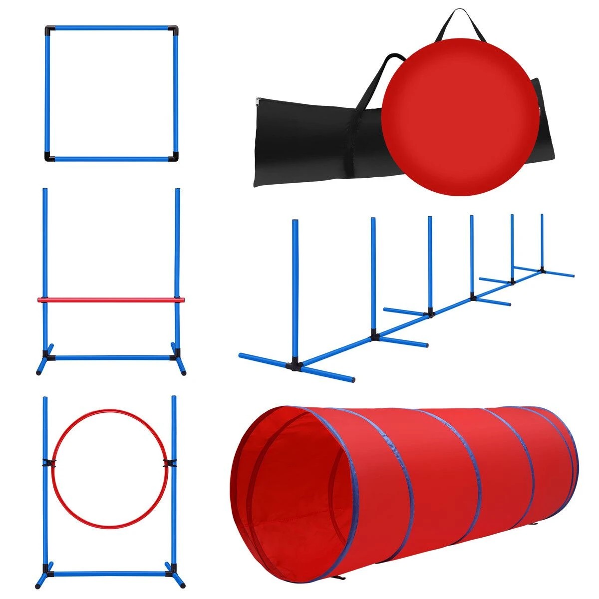 1 Petscene Dog Agility Equipment 5PC Set, 1 of 7