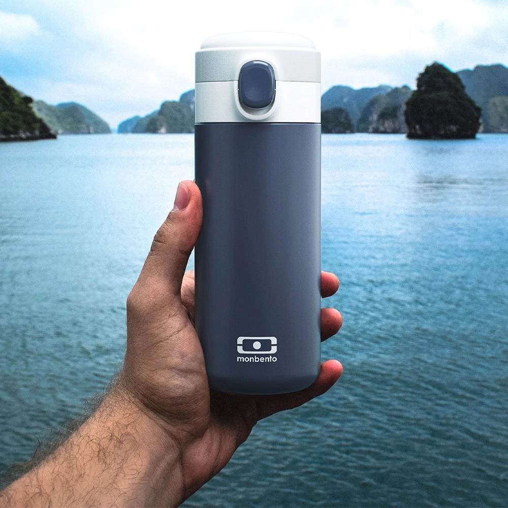 4 Monbento Mb Pop Insulated Bottle Infinity - Blue - Blue, 4 of 5