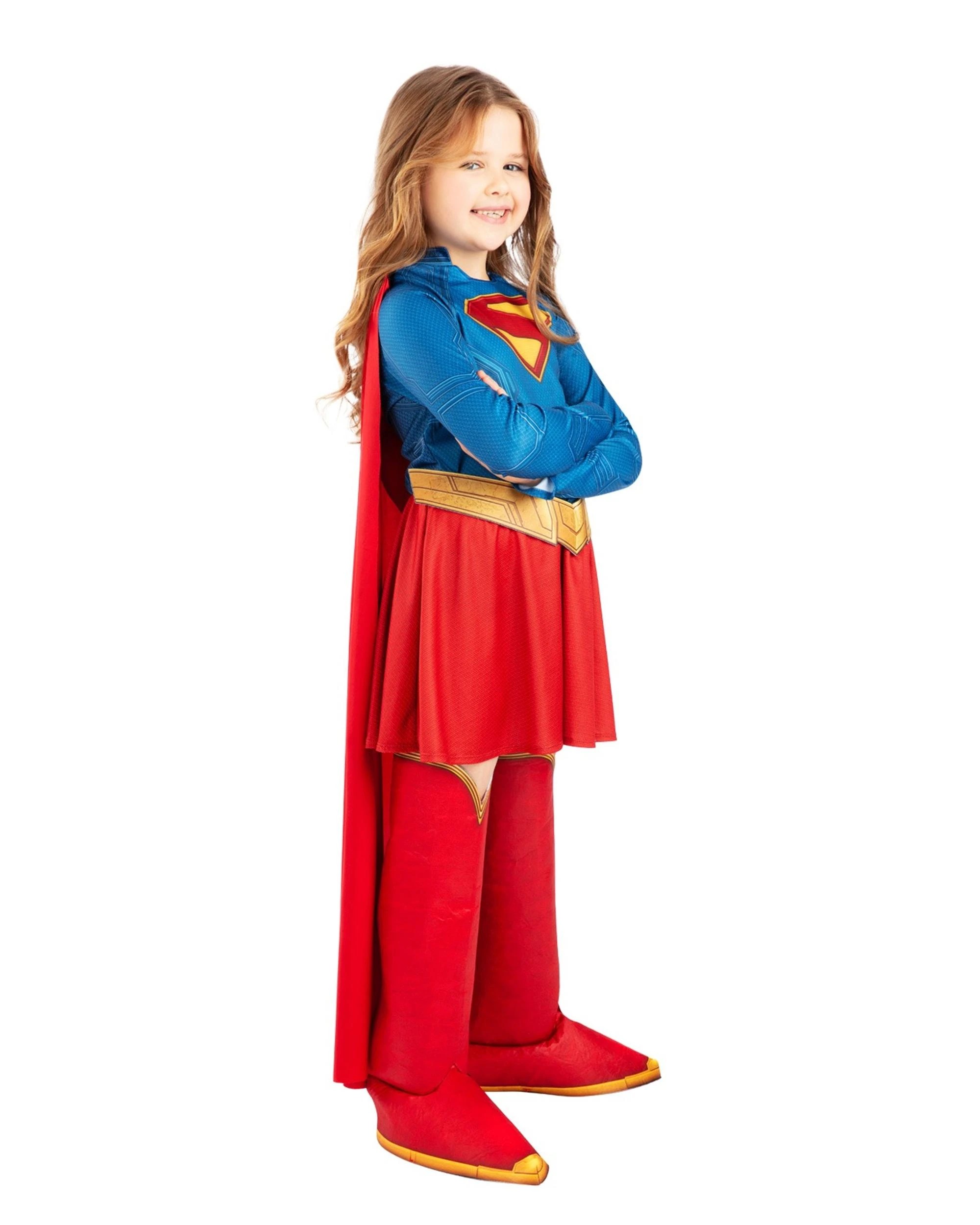 2 DC Supergirl - 2026 -  Deluxe Child Costume Size 5-6 Years, 2 of 3