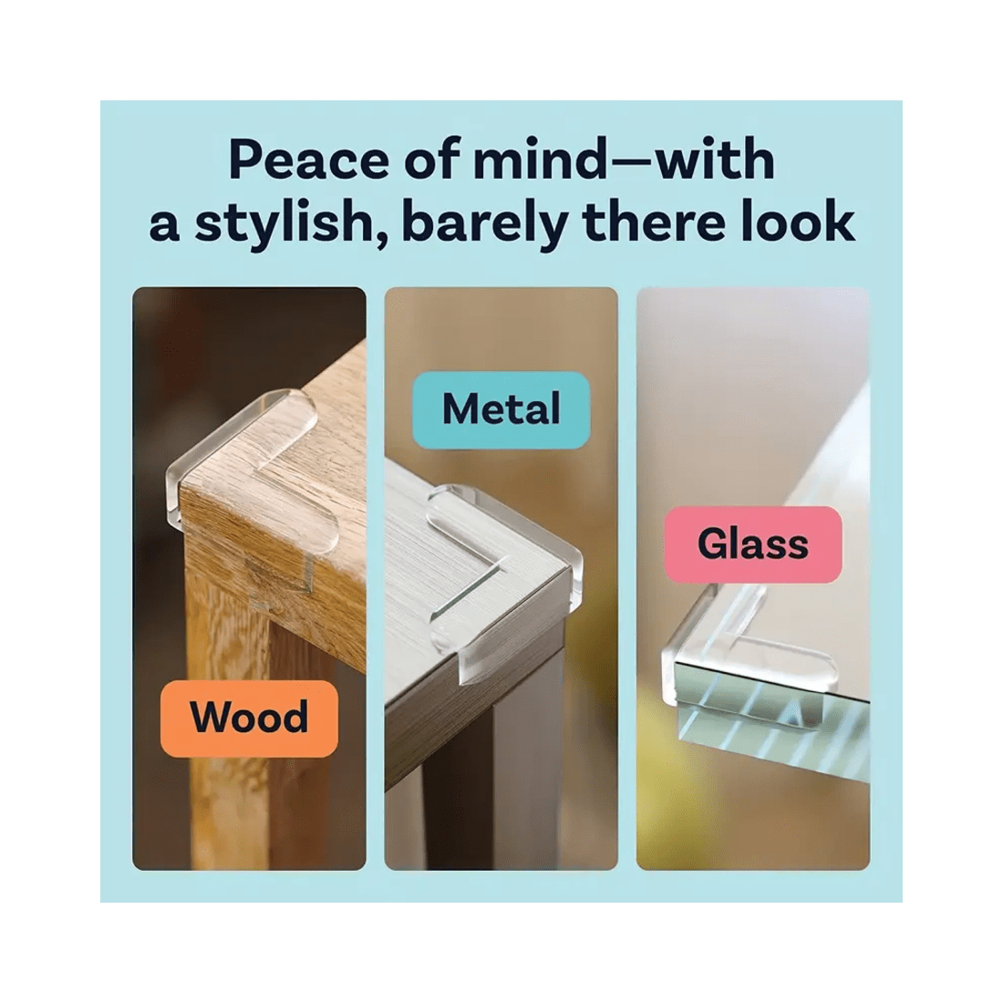 5 BR Home Table Desk Edge Corner Protector Cushions for Children (Pack of 20), 5 of 8