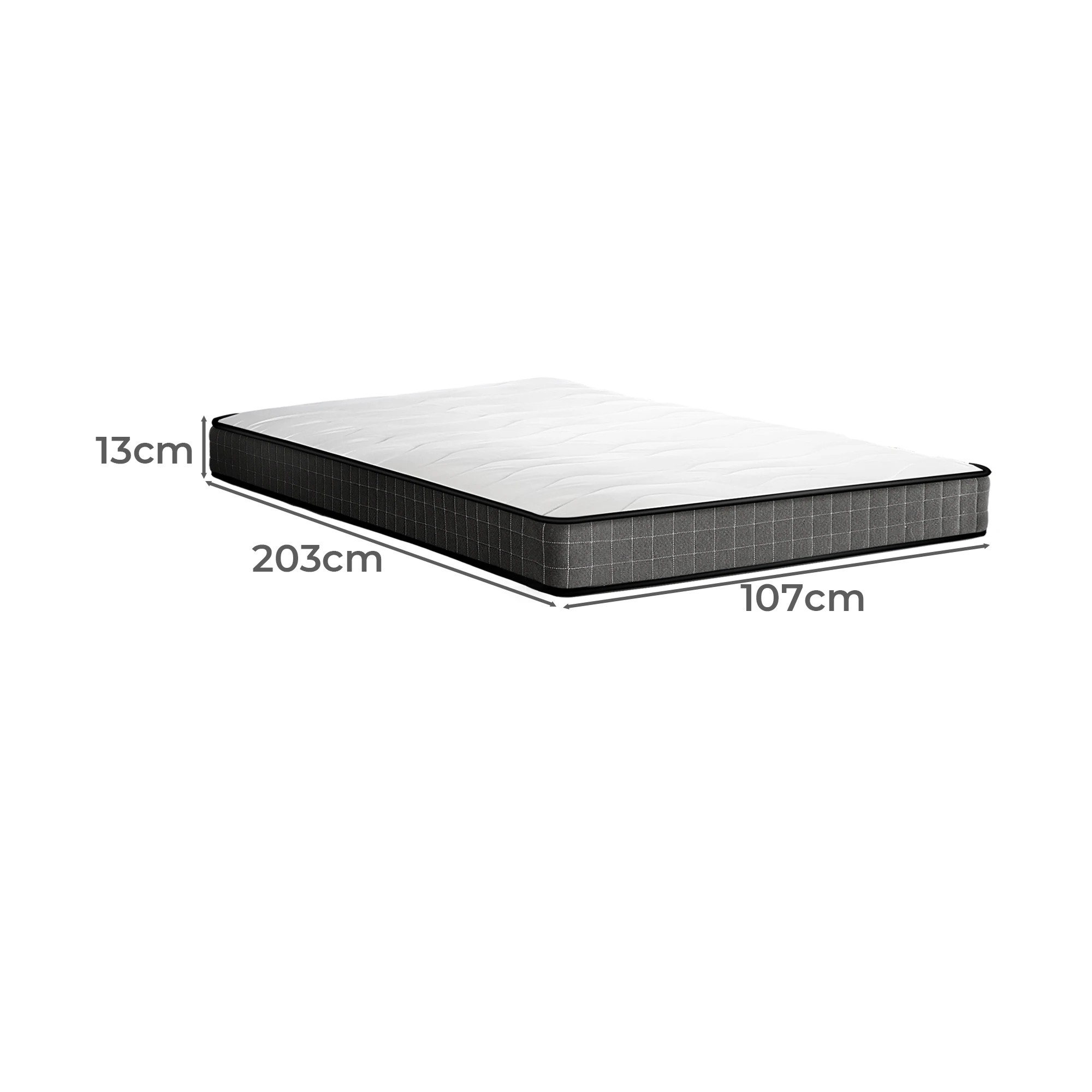4 Bedra Bedding 13cm Bonnell Spring Mattress - King Single
 - Multi, 4 of 5