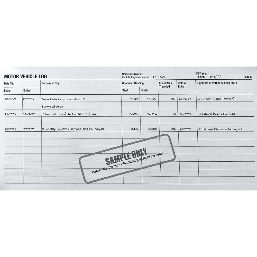 3 Wildon 87W Vehicle Log Book, 3 of 3