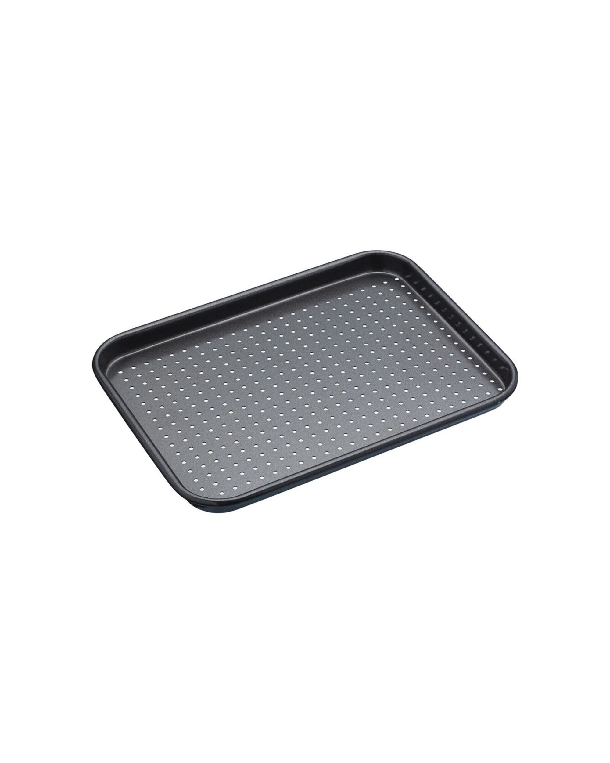 2 MasterCraft 2x Crusty Bake 24x18cm Non-Stick Baking Tray - Black, 2 of 8