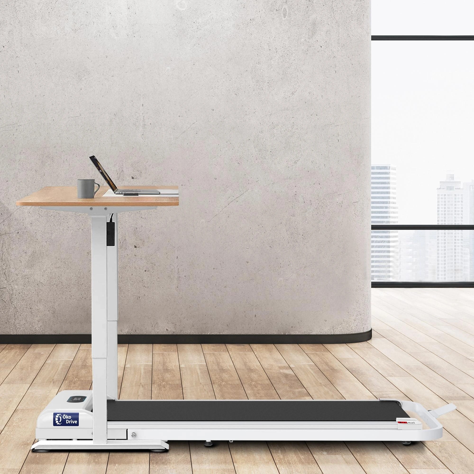 4 Black Lord Treadmill Electric Walking Pad Home Office Gym Fitness Foldable - White, 4 of 9