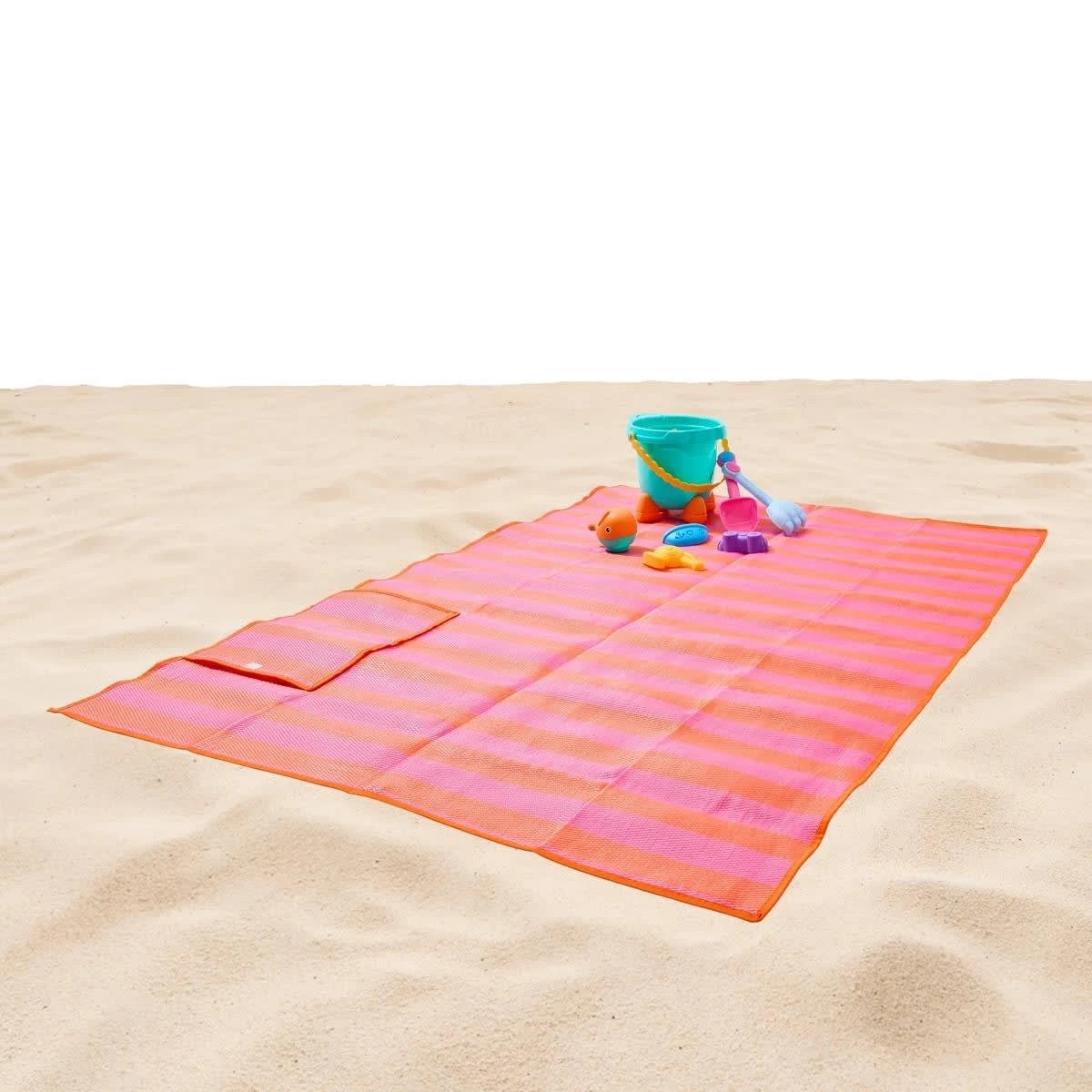 1 Folding Beach Mat - Pink, 1 of 9