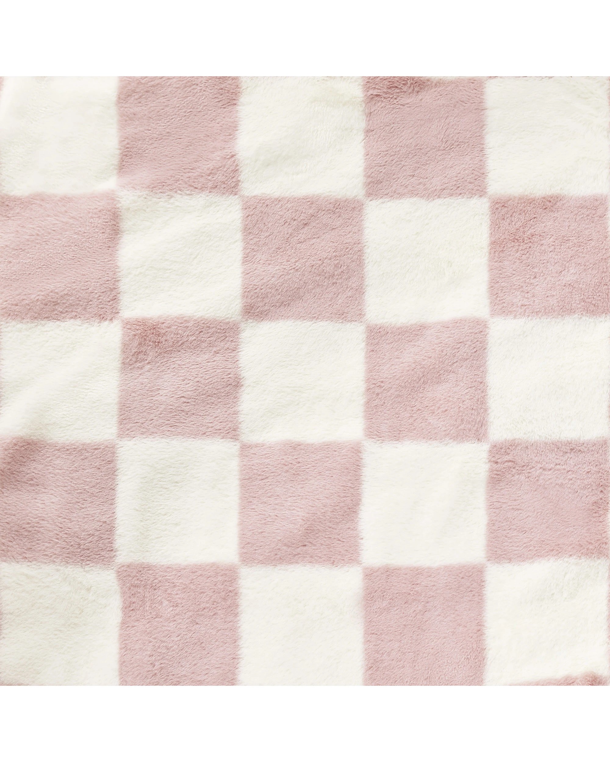 3 Dreamaker Axia Checkered Plush Heated Throw 180x200cm - Pink and Cream, 3 of 10
