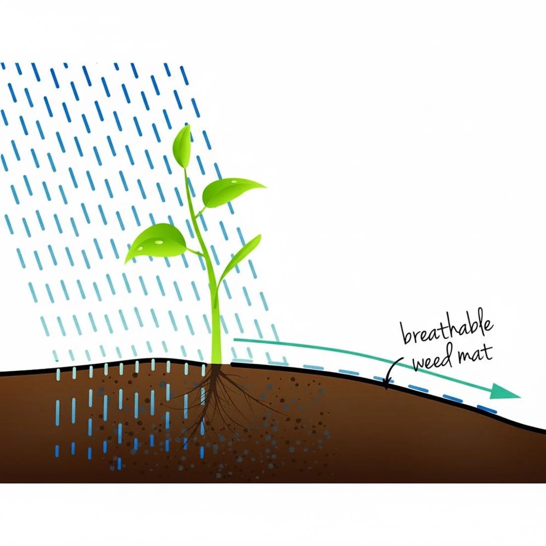 4 Instahut 3.66x30m Weed Mat Weedmat Control Plant - Black, 4 of 6