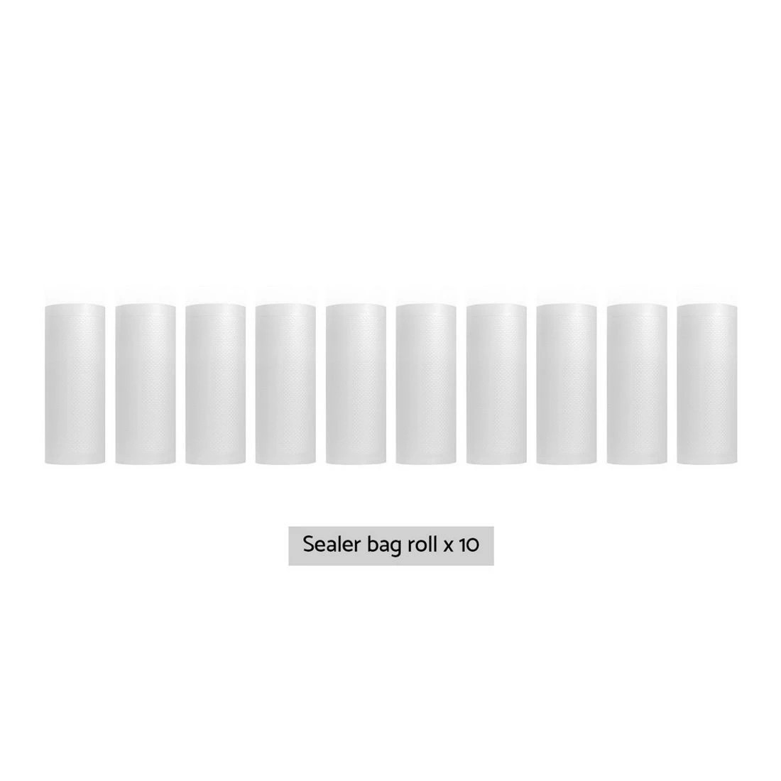 1 10 Rolls Food Vacuum Sealer Bags Storage Saver Heat Sealing Bag Pack - Clear, 1 of 1