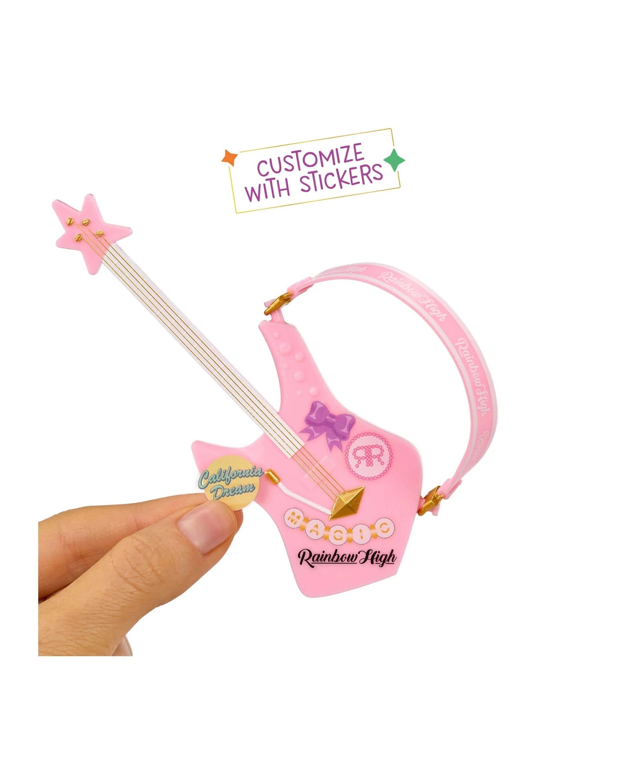 3 Rainbow High Junior High Rock Band Bella Parker Fashion Doll - Pink, 3 of 7