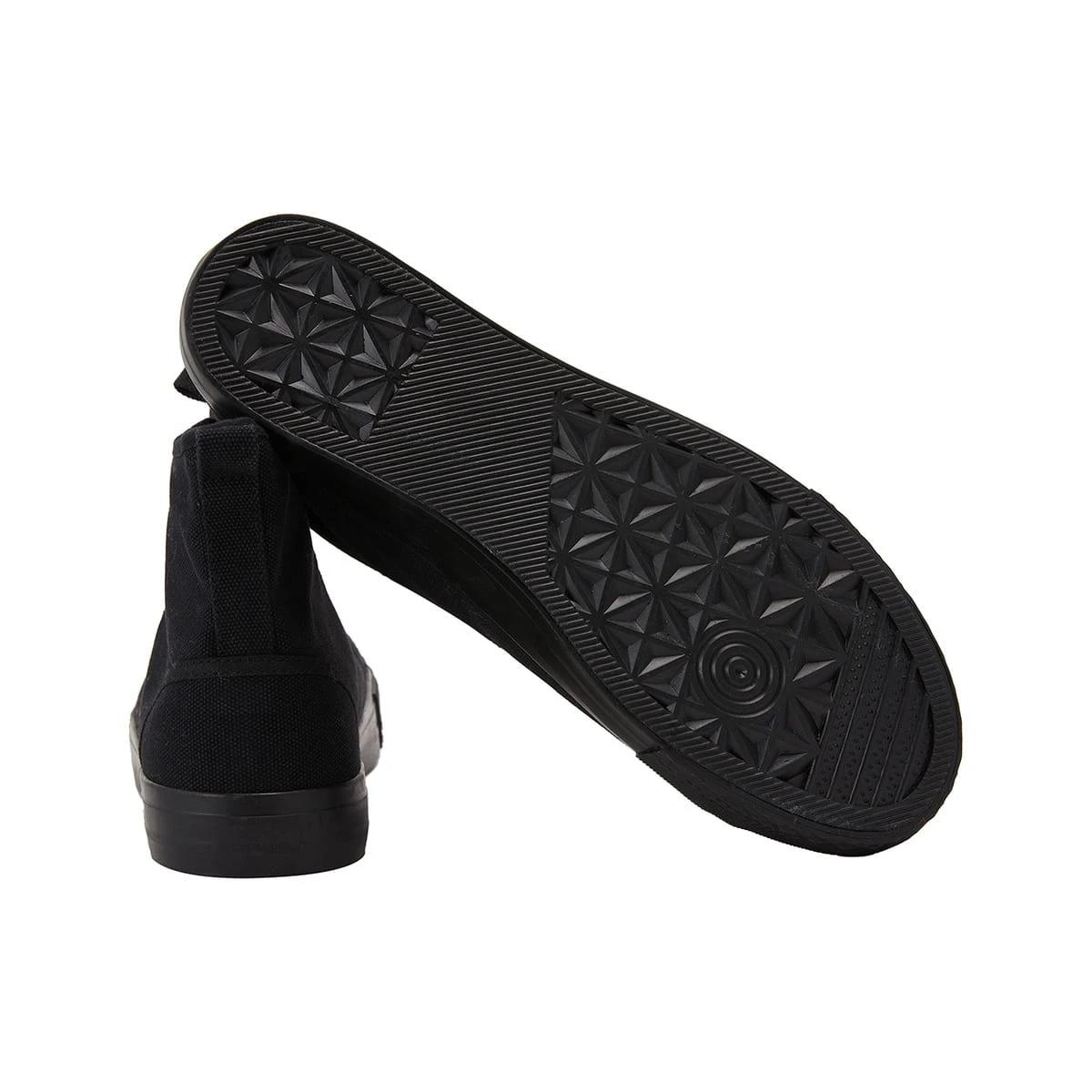 5 High Top Canvas Shoes Black, 5 of 6