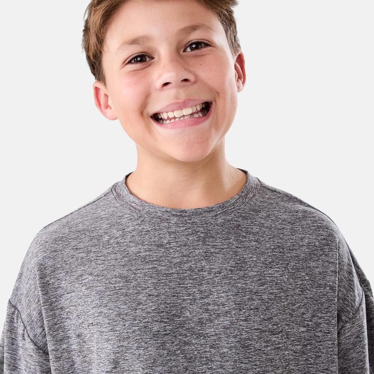 3 Active Kids T-shirt TEXTURED SPORT GREY, 3 of 6