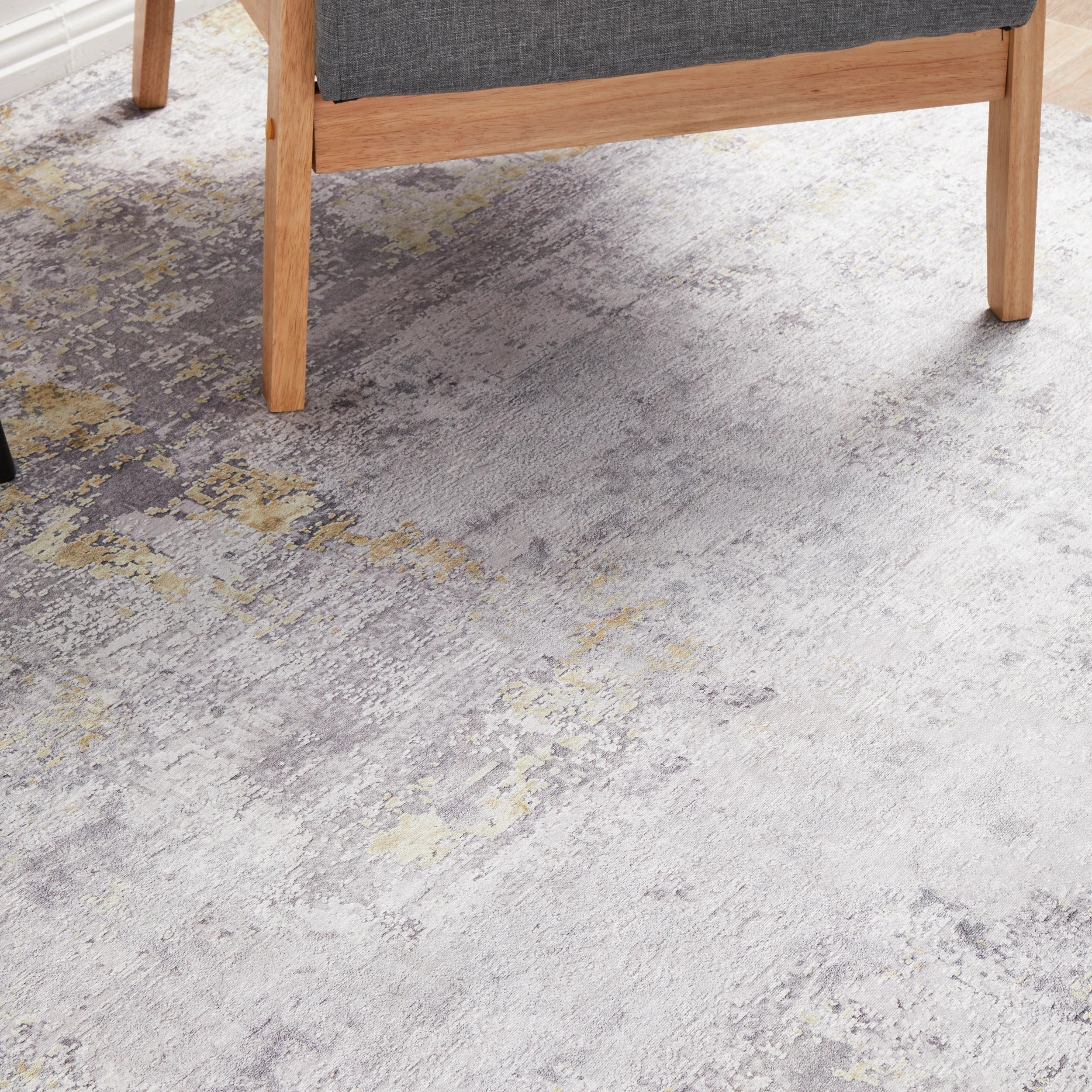 3 Common Ground Rugs Carmine 156 140x70 cm Rug - Silver, 3 of 8