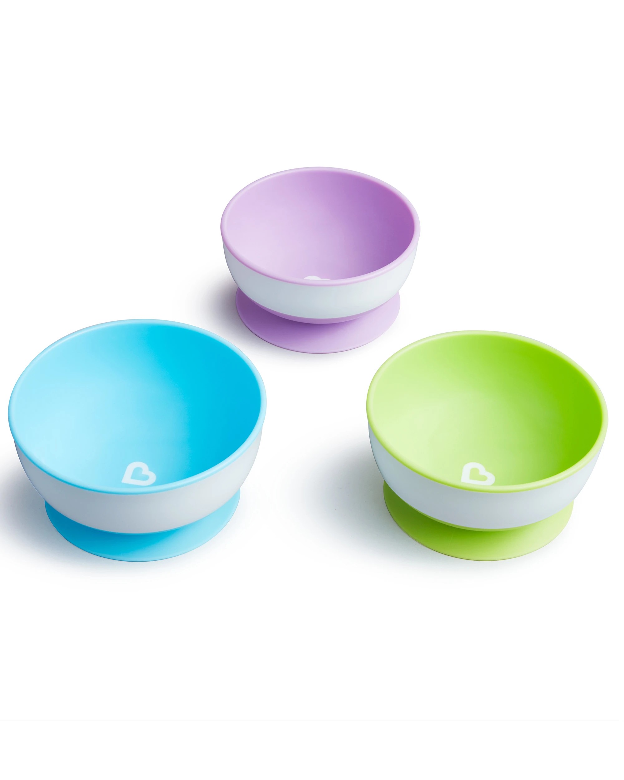 3 Munchkin Stay Put Suction Bowls - 3pk - Multi, 3 of 7