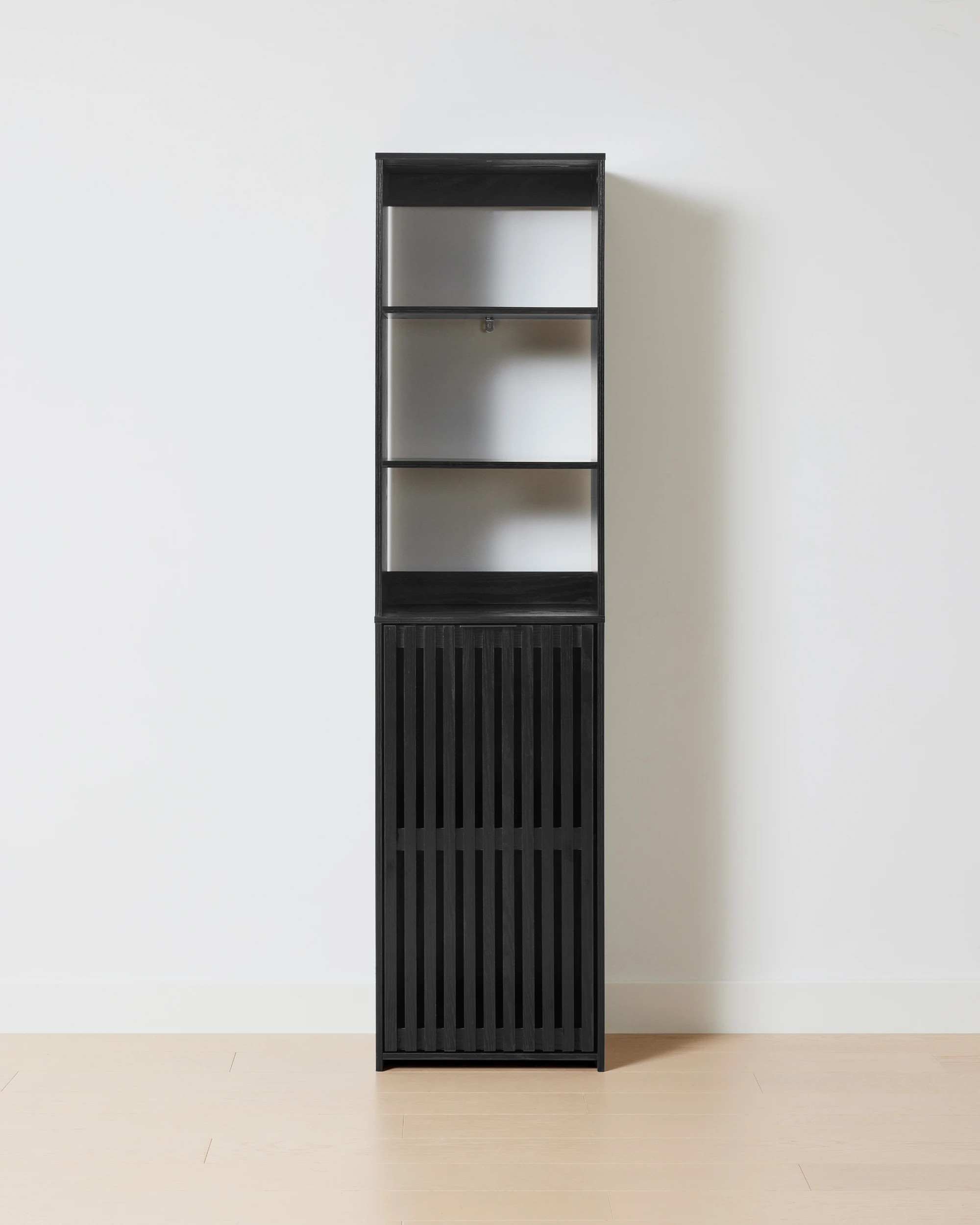 1 Nate Tall Storage Unit With Shelves, 1 of 8