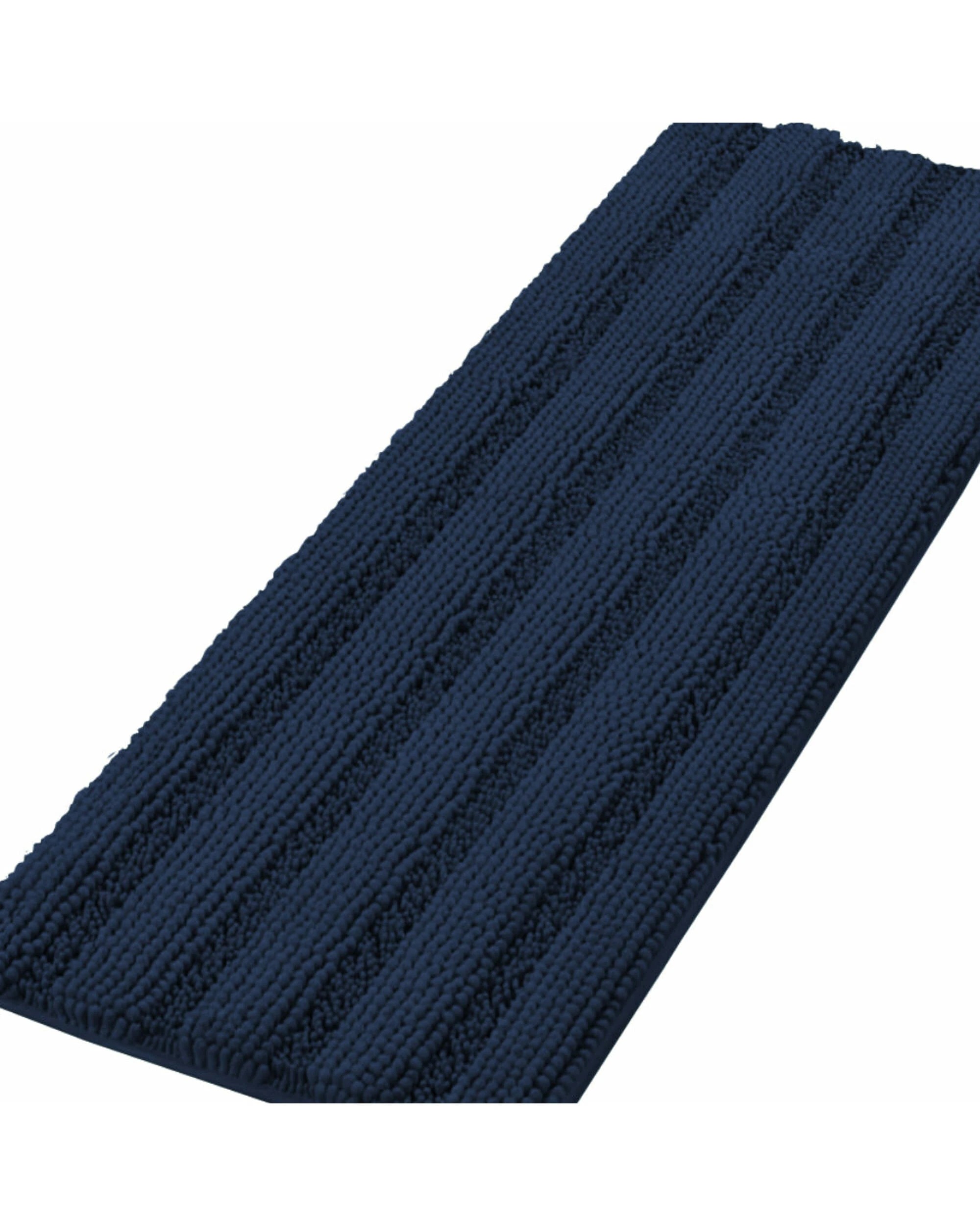 Smarcute Chenille Non-slip Bath Mat - 119x43cm - Blue - Kmart