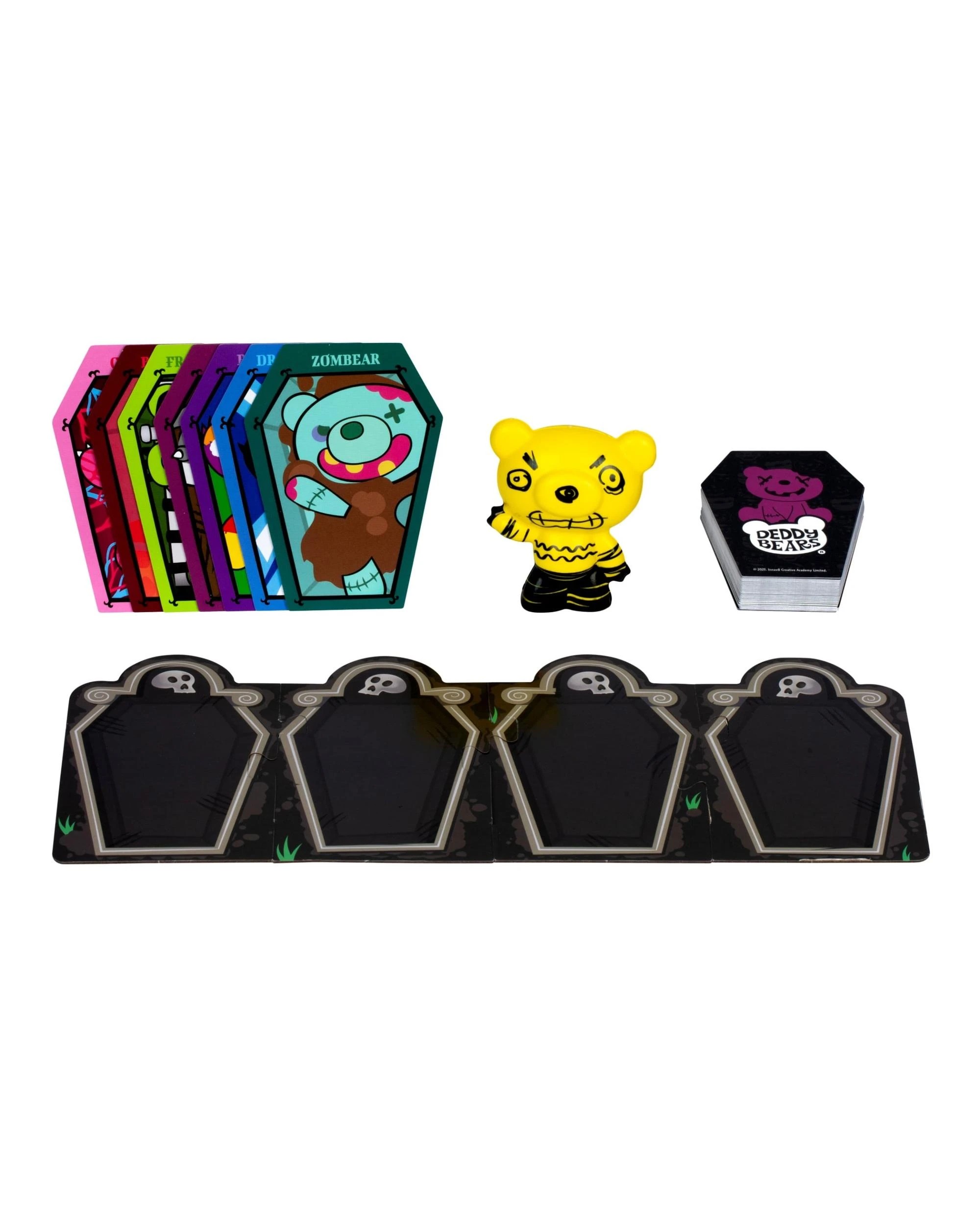 4 Deddy Bears Tomb Lock Card Game, 4 of 10