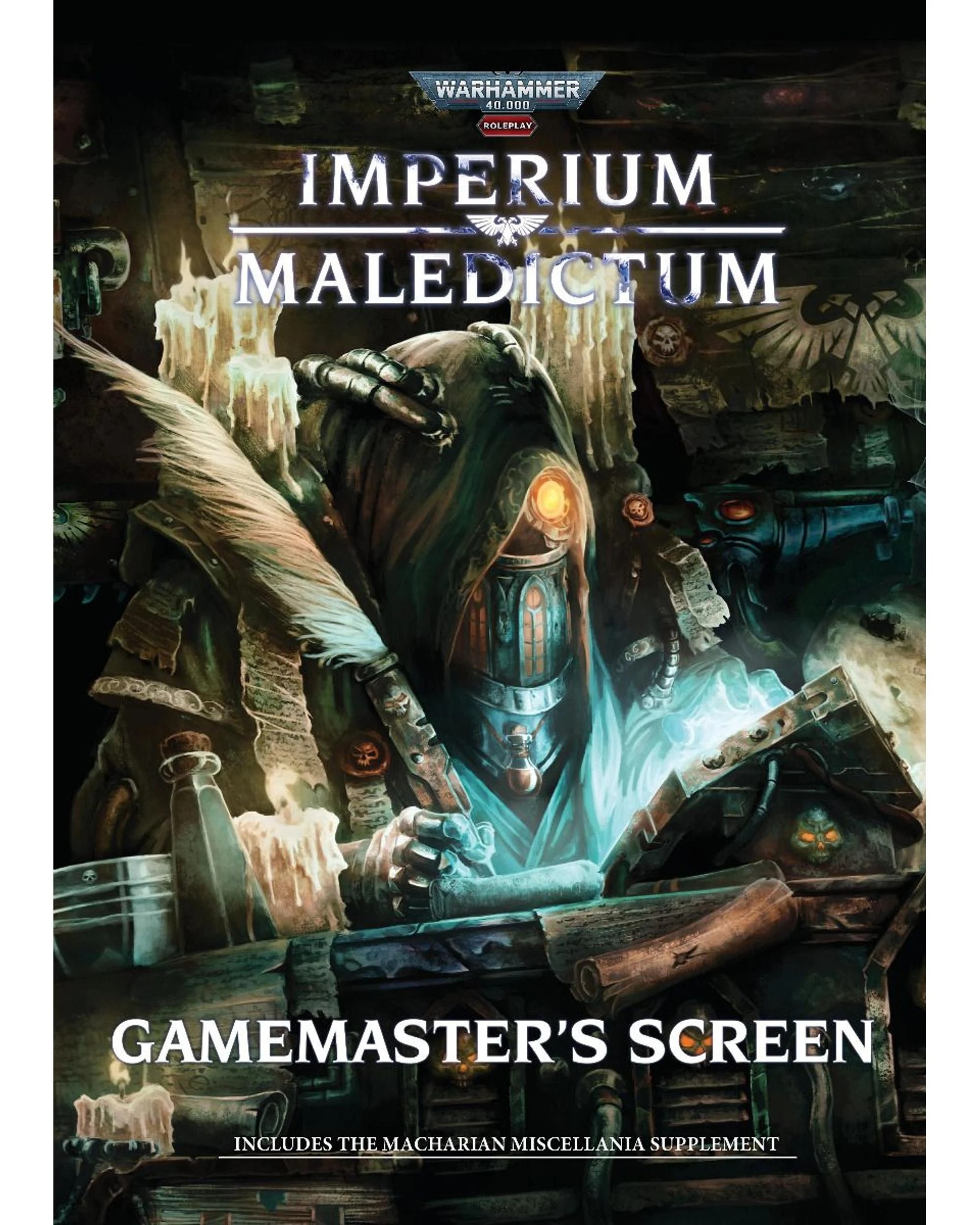 1 Warhammer 40,000 Roleplay Imperium Maledictum Gamemaster's Screen, 1 of 2
