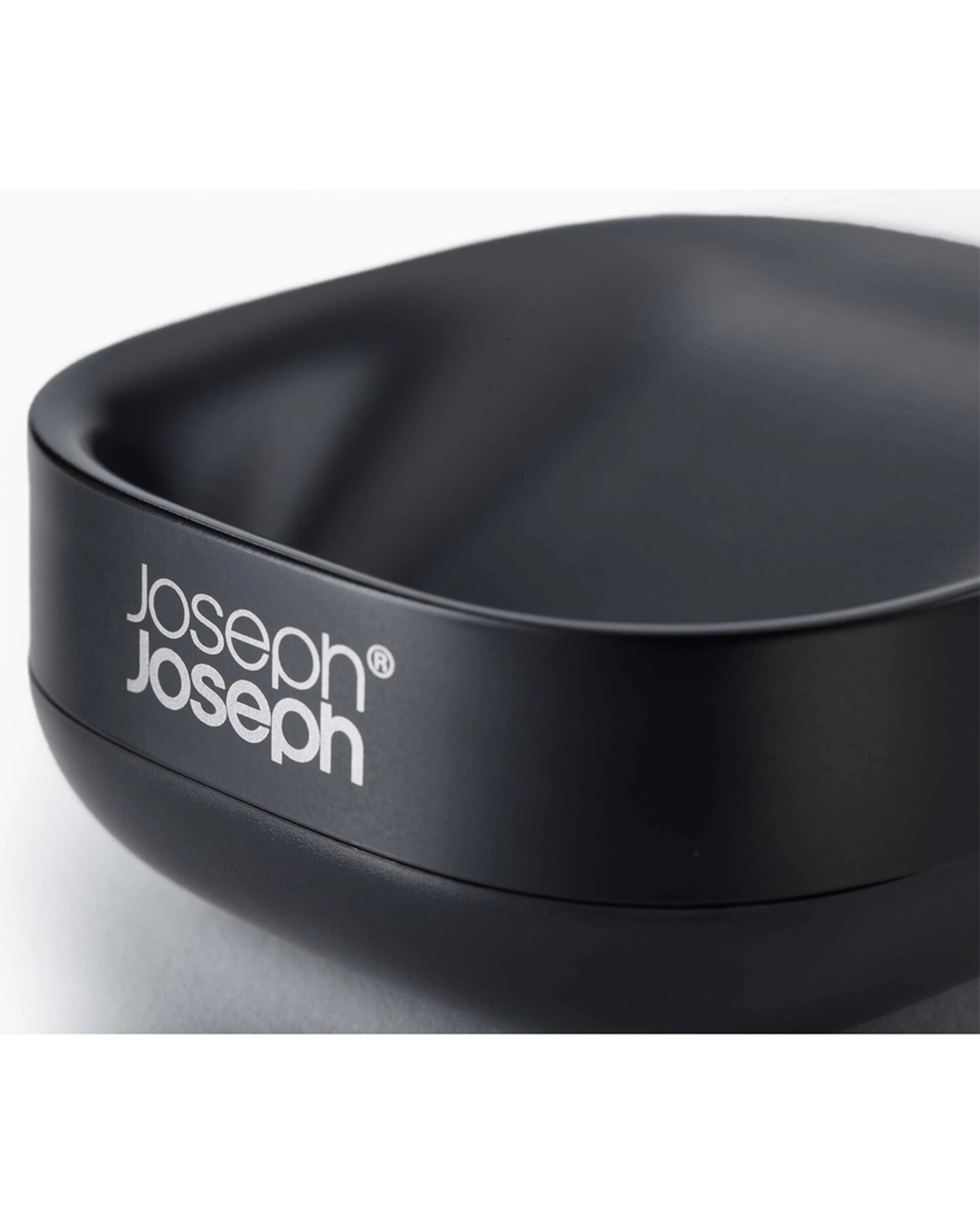 3 Joseph Joseph Slim Compact Soap Dish Storage Holder 8cm - Black, 3 of 6