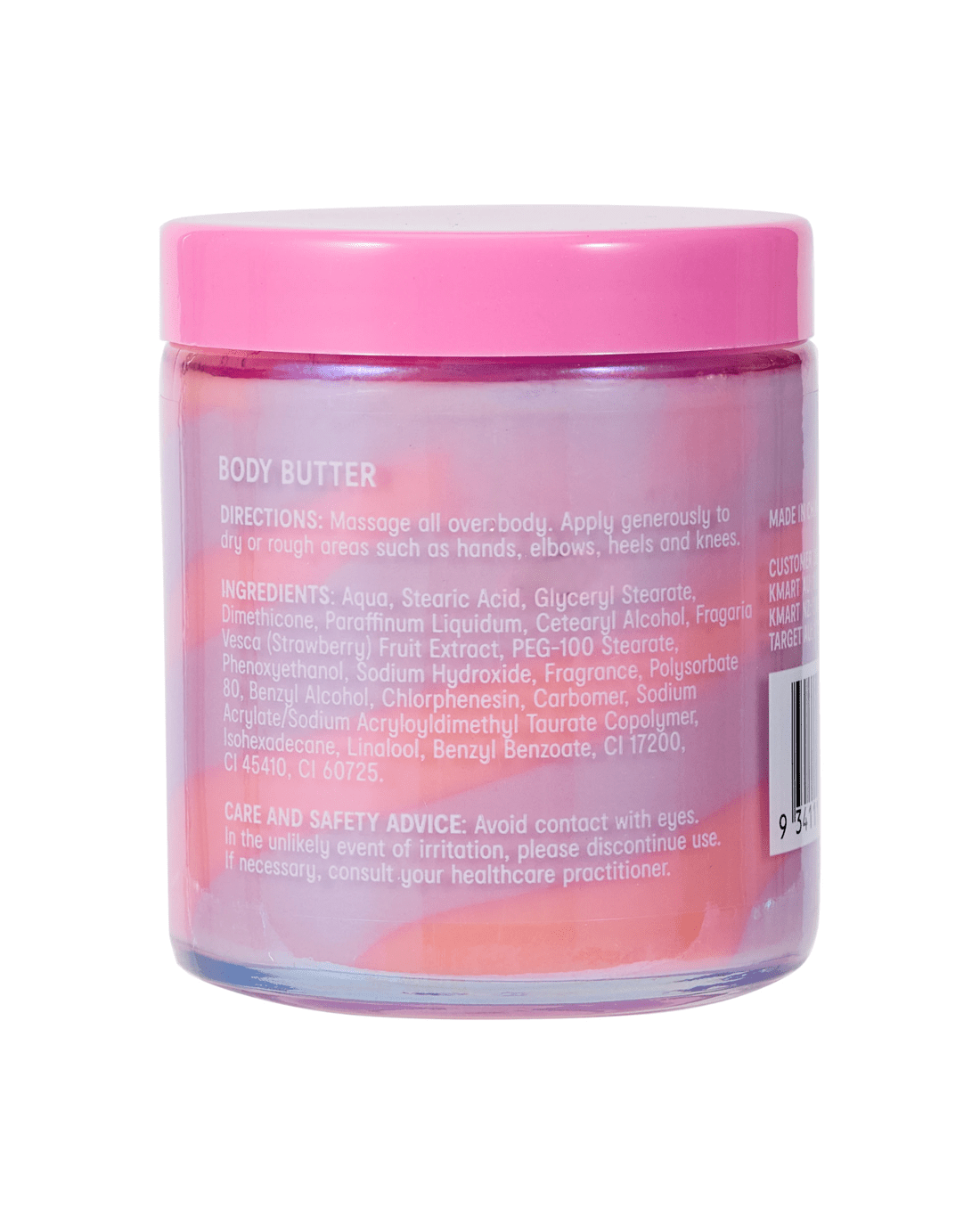 3 OXX Skincare Whipped Body Butter 150ml - Strawberry Scented, 3 of 3