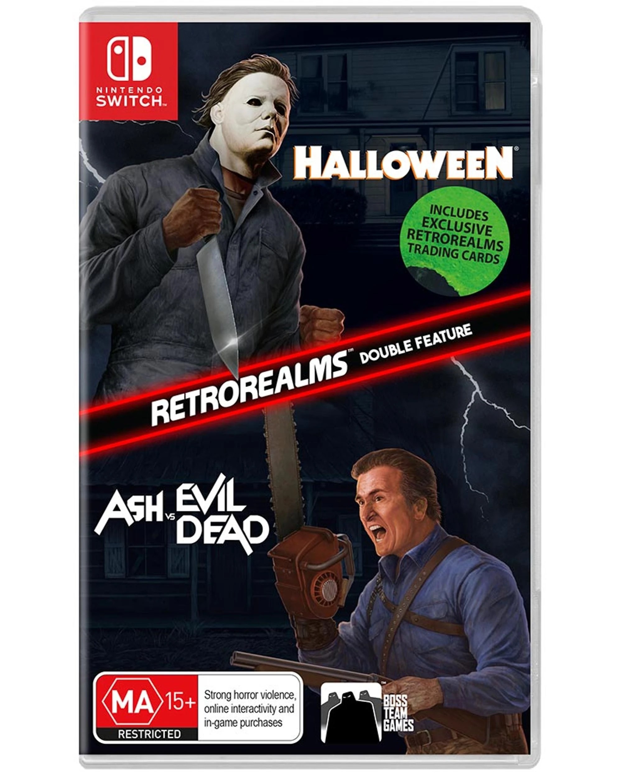1 Boss Team Games Halloween and Ash vs Evil Dead RetroRealms Double Feature - Switch, 1 of 10