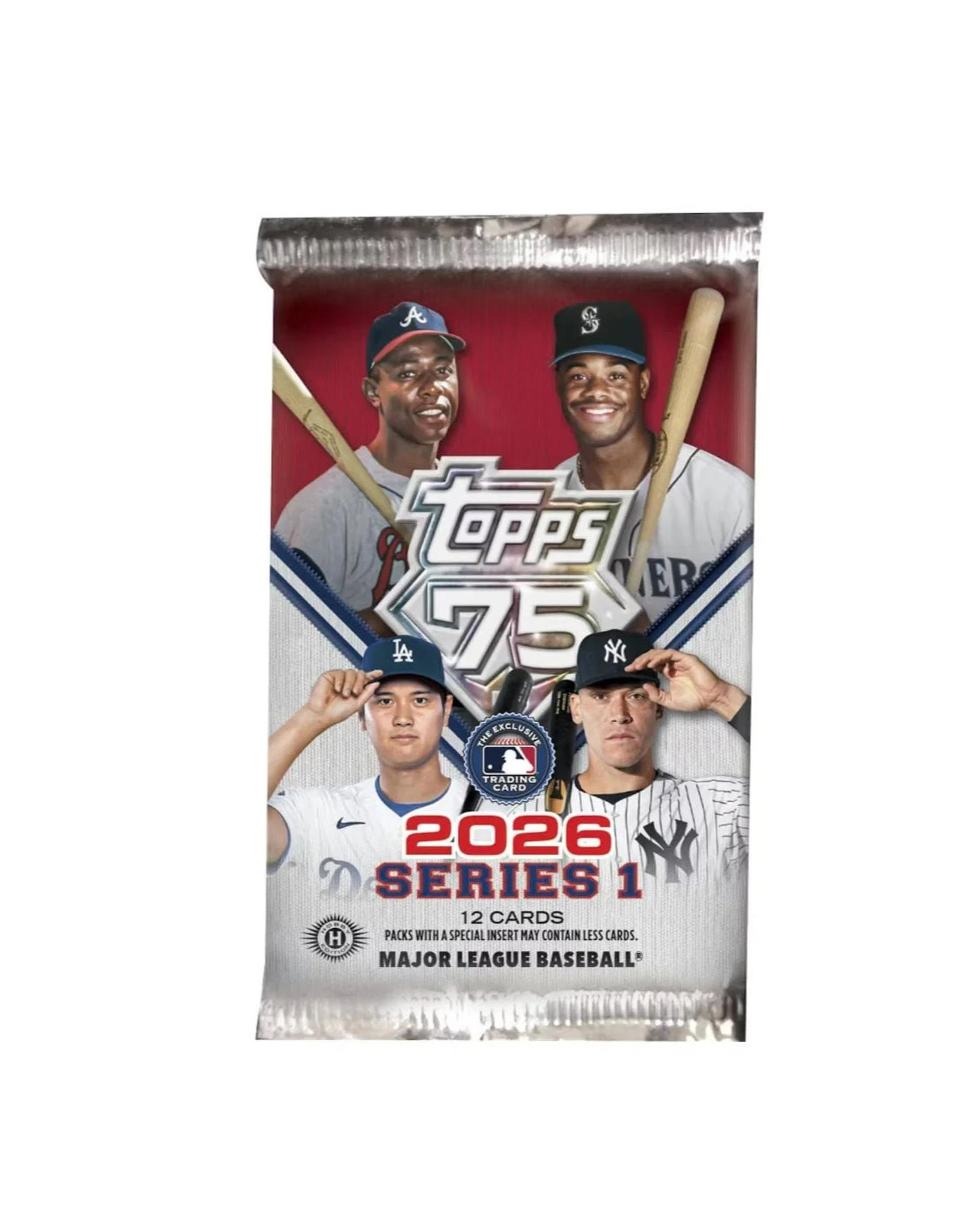 1 Topps 2026 MLB Series 1 Baseball Hobby Pack, 1 of 10