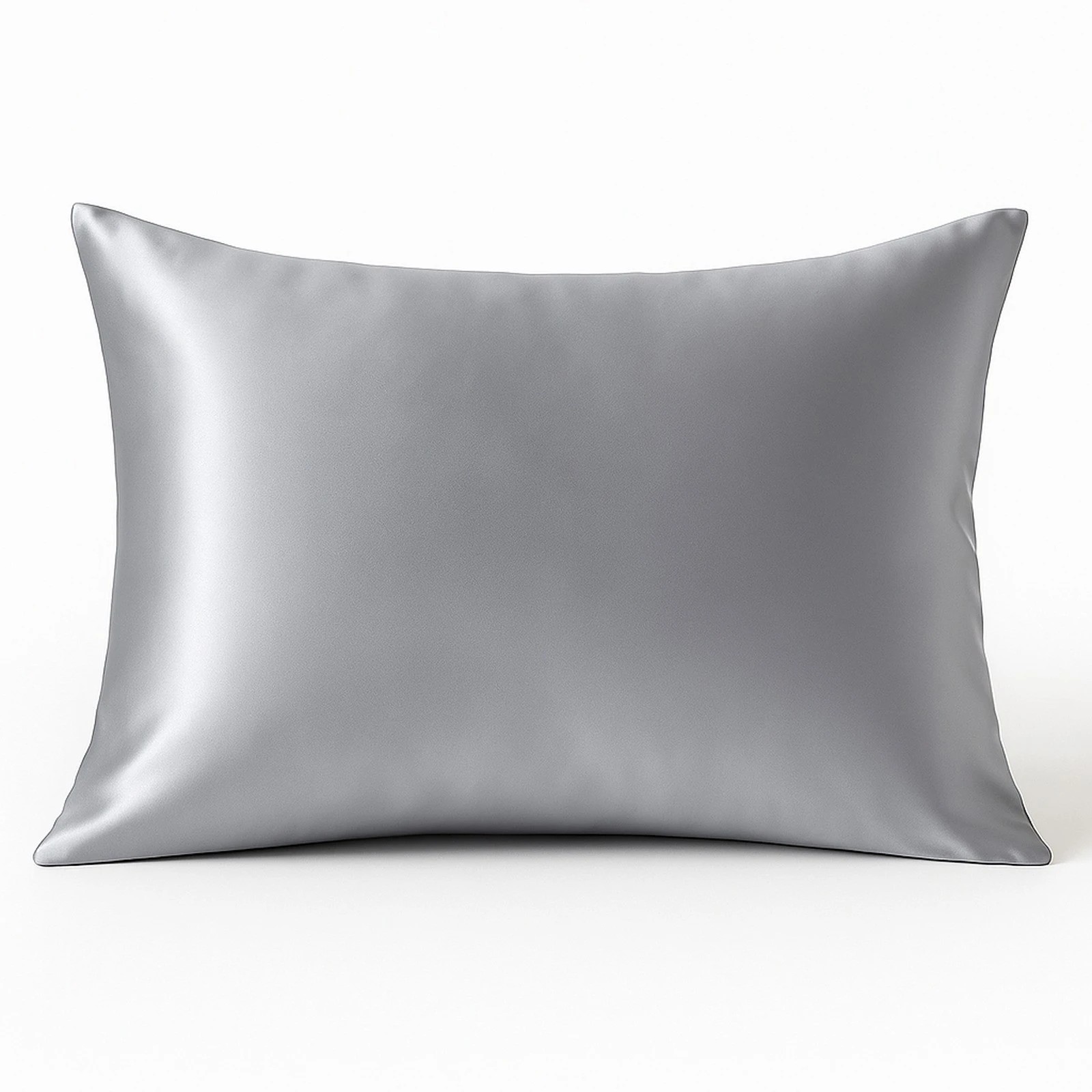 2 Royal Comfort Pure Silk Pillow Case 100% Mulberry Silk Hypoallergenic Pillowcase - Silver, 2 of 10