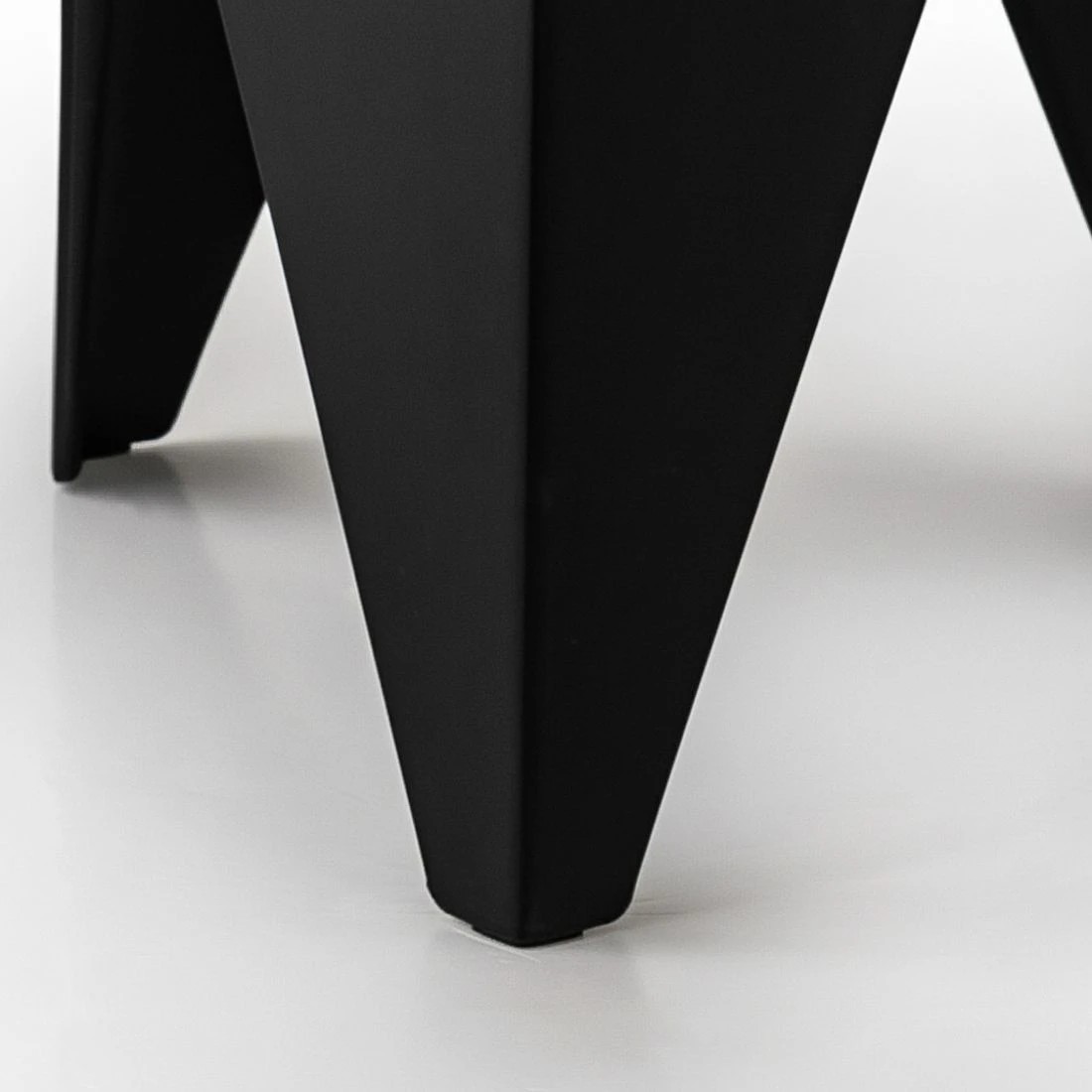 4 Artiss 4PC Puzzle Stool Plastic Bar Stools Stackable - Black, 4 of 5